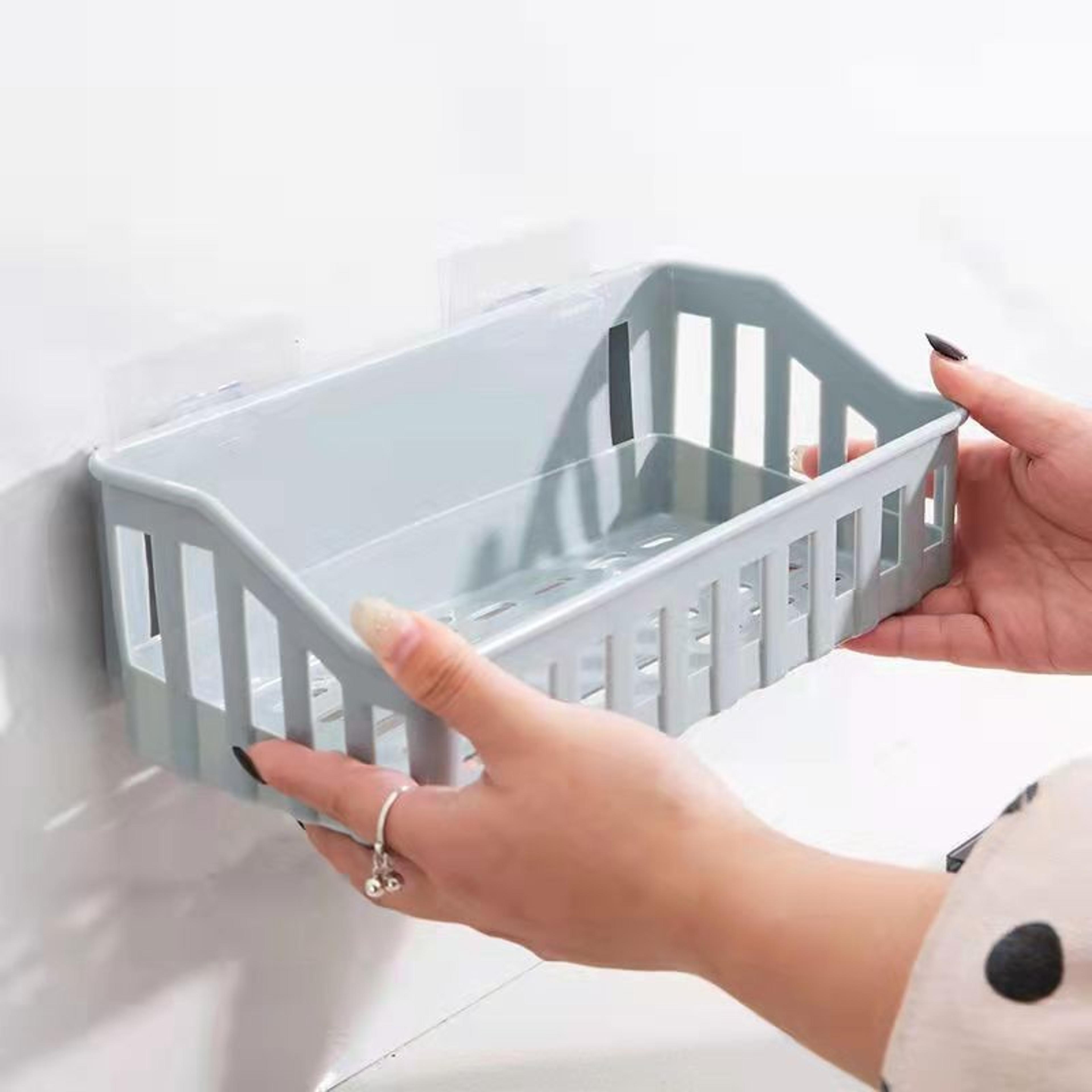 shelf bathroom adhesive storage rack, hooks, kitchen home decoration, corner shower shelf rack accessories