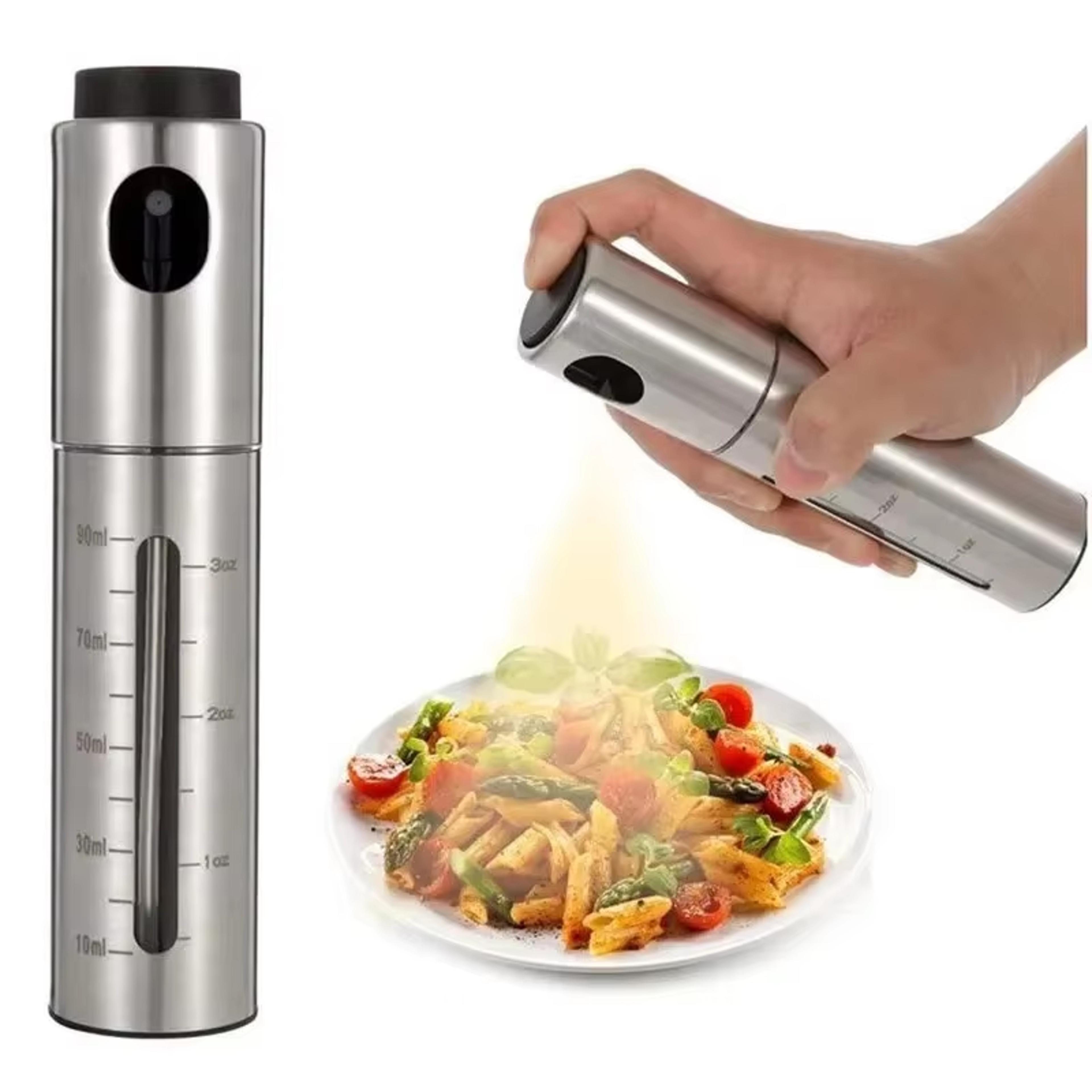 baking olive oil spray bottle, stainless steel oil sprayer, vinegar seasoning bottle for kitchen use