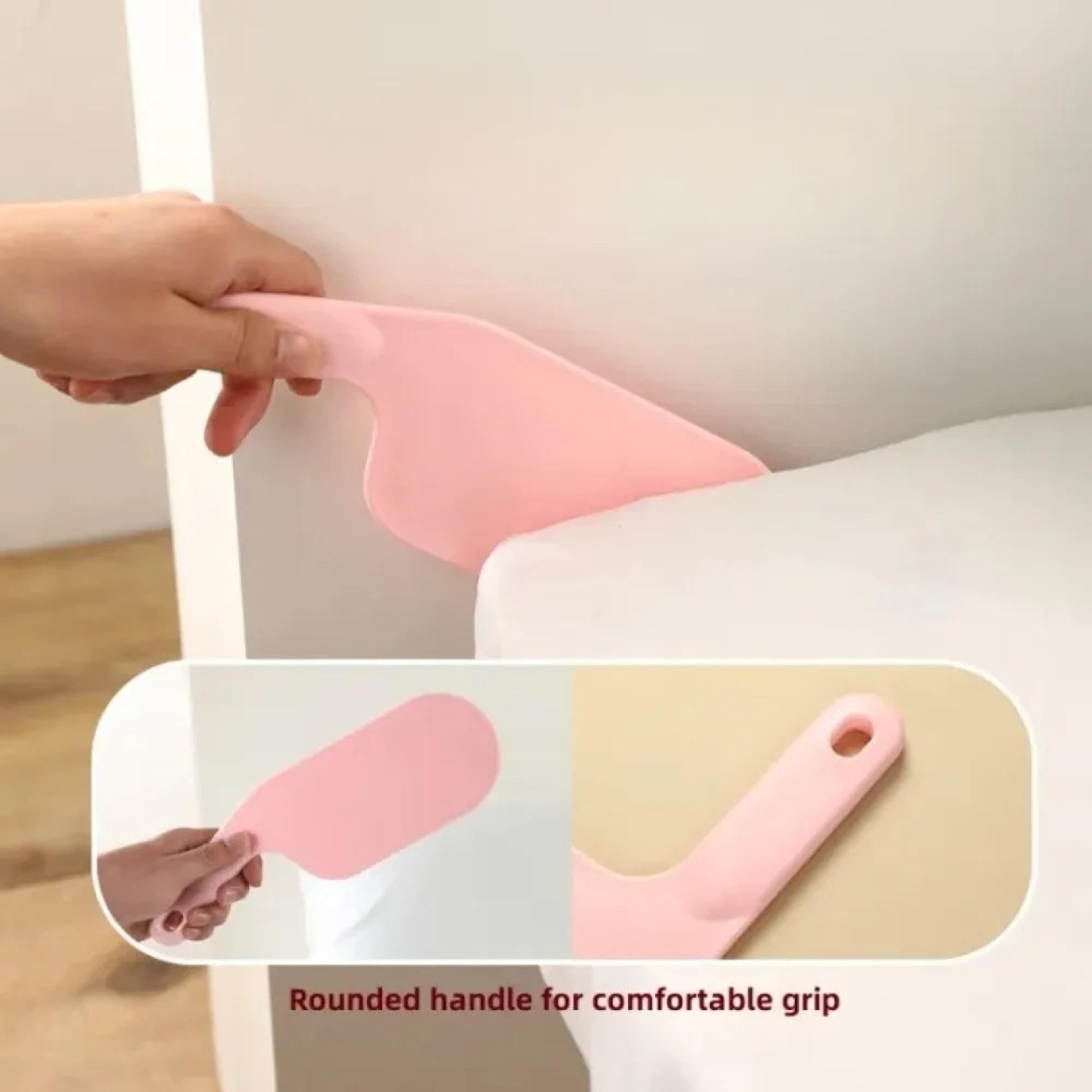 multifunctional bed sheet organizer, non-slip plastic tucker tool for easy bed skirt replacement