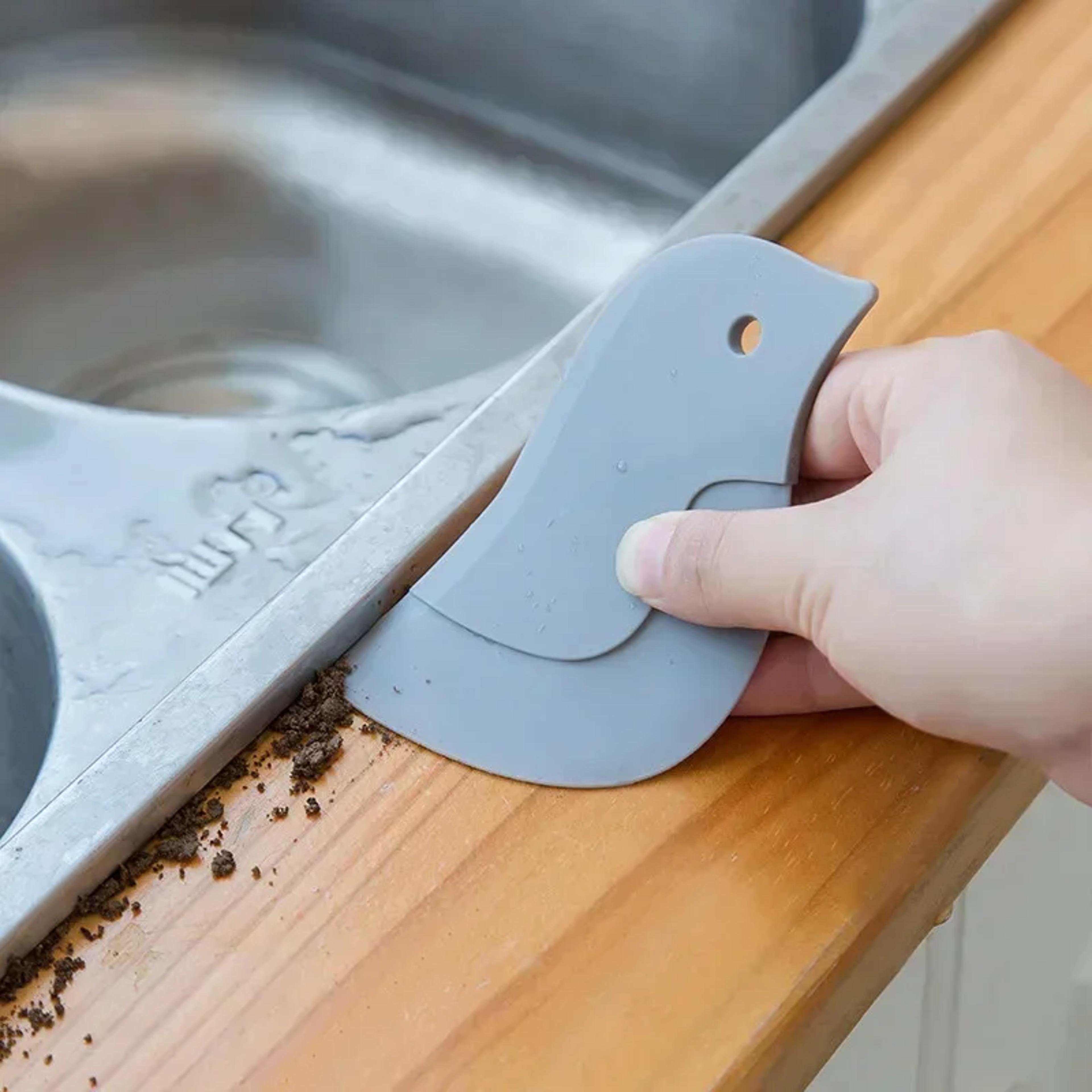 multifunctional oil scraper penguin soft scraper, kitchen cleaning tool, stove dirt remover