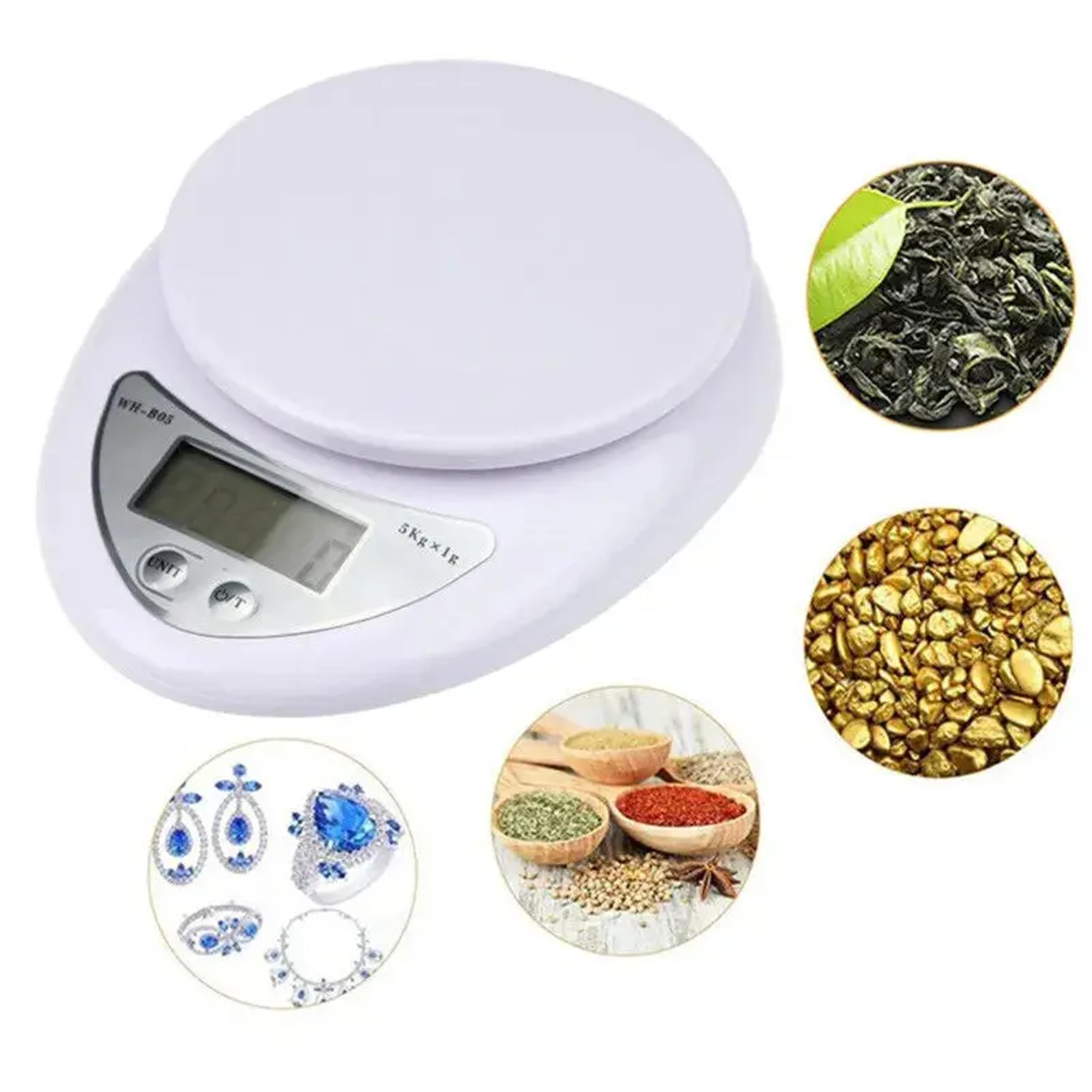 kitchen baking scale, electronic scales with digital led display, portable food balance measuring scale