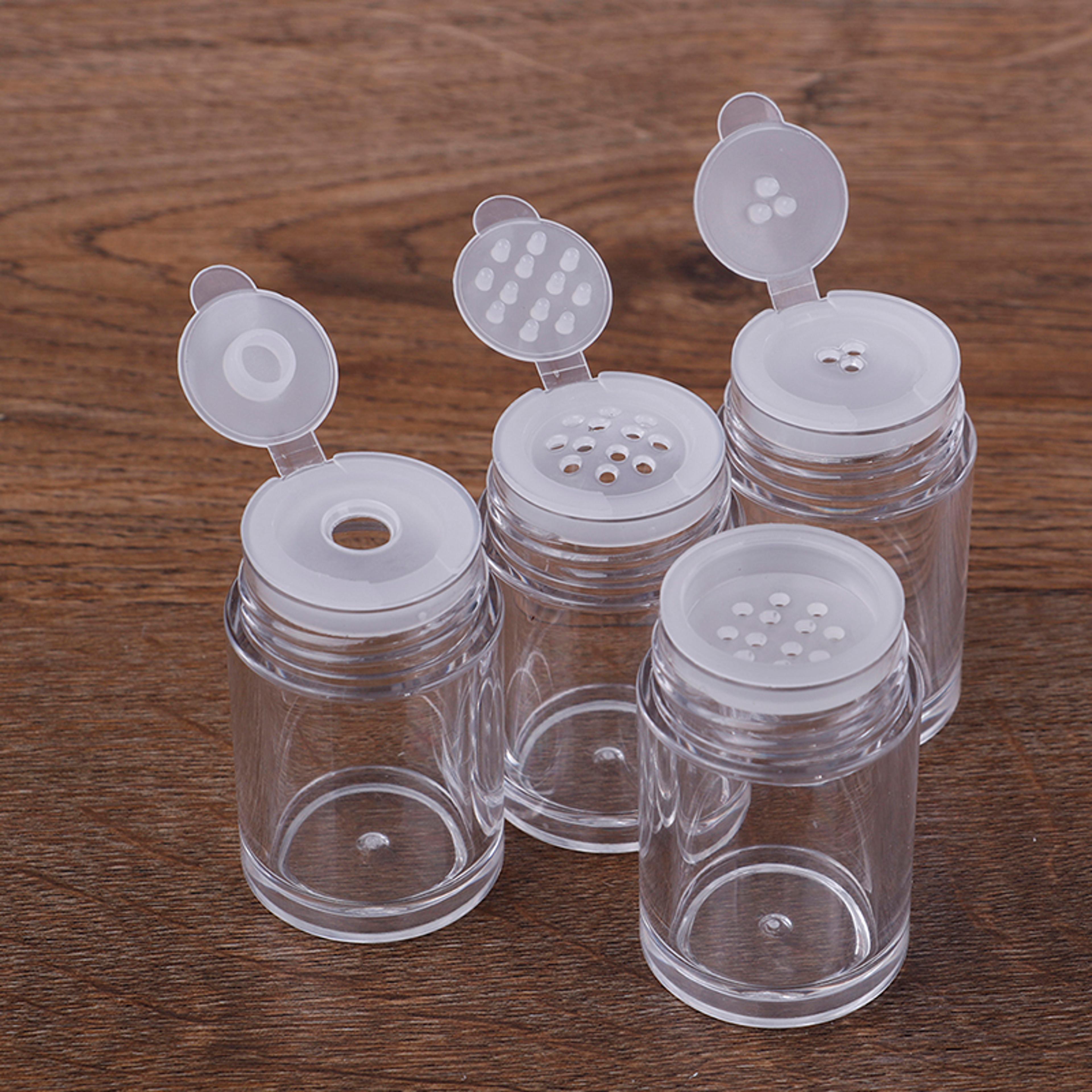nail glitter powder container, loose powder jar with sifter, refillable bottle with holes
