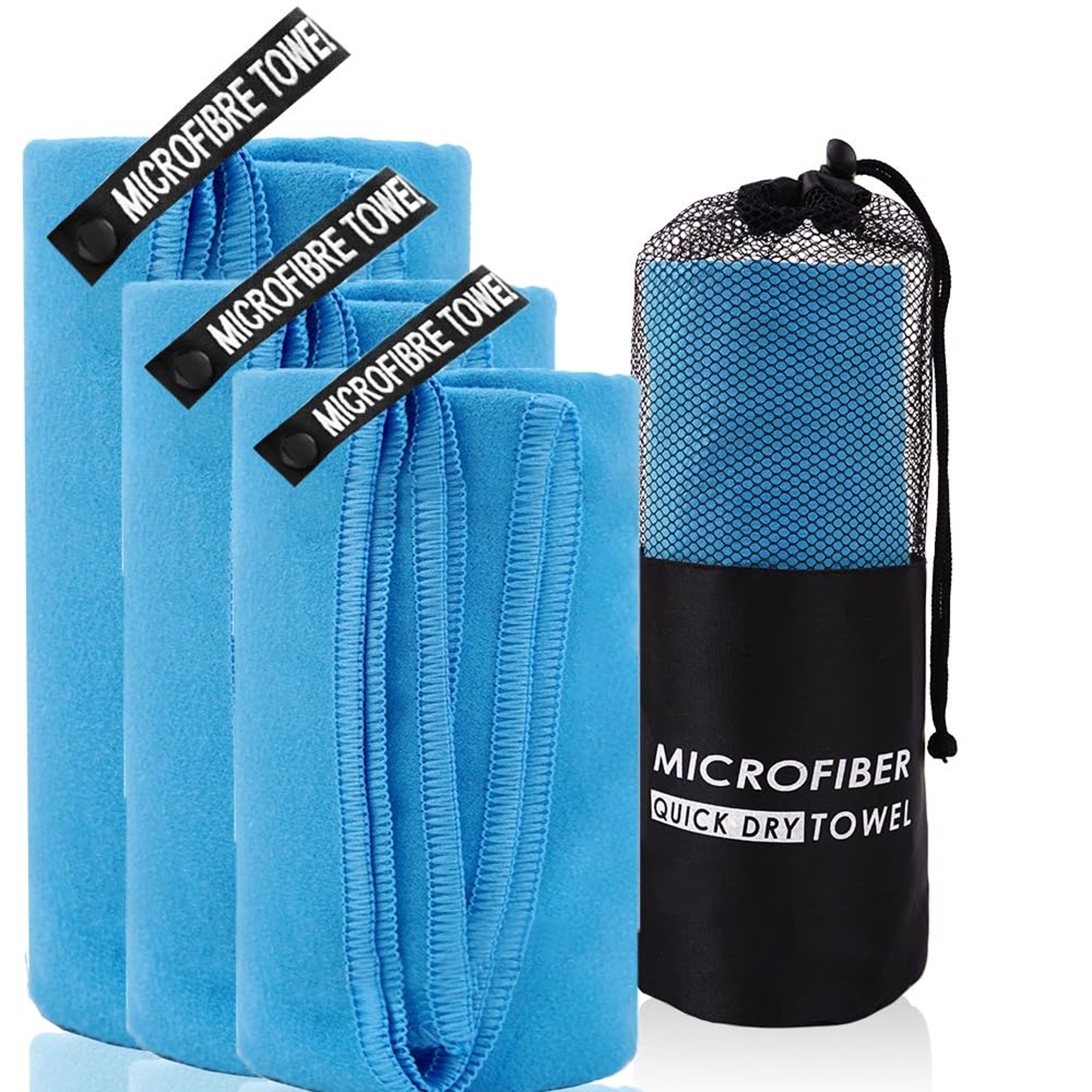 absorbent microfiber bath towel, quick-drying, strong absorbent microfiber