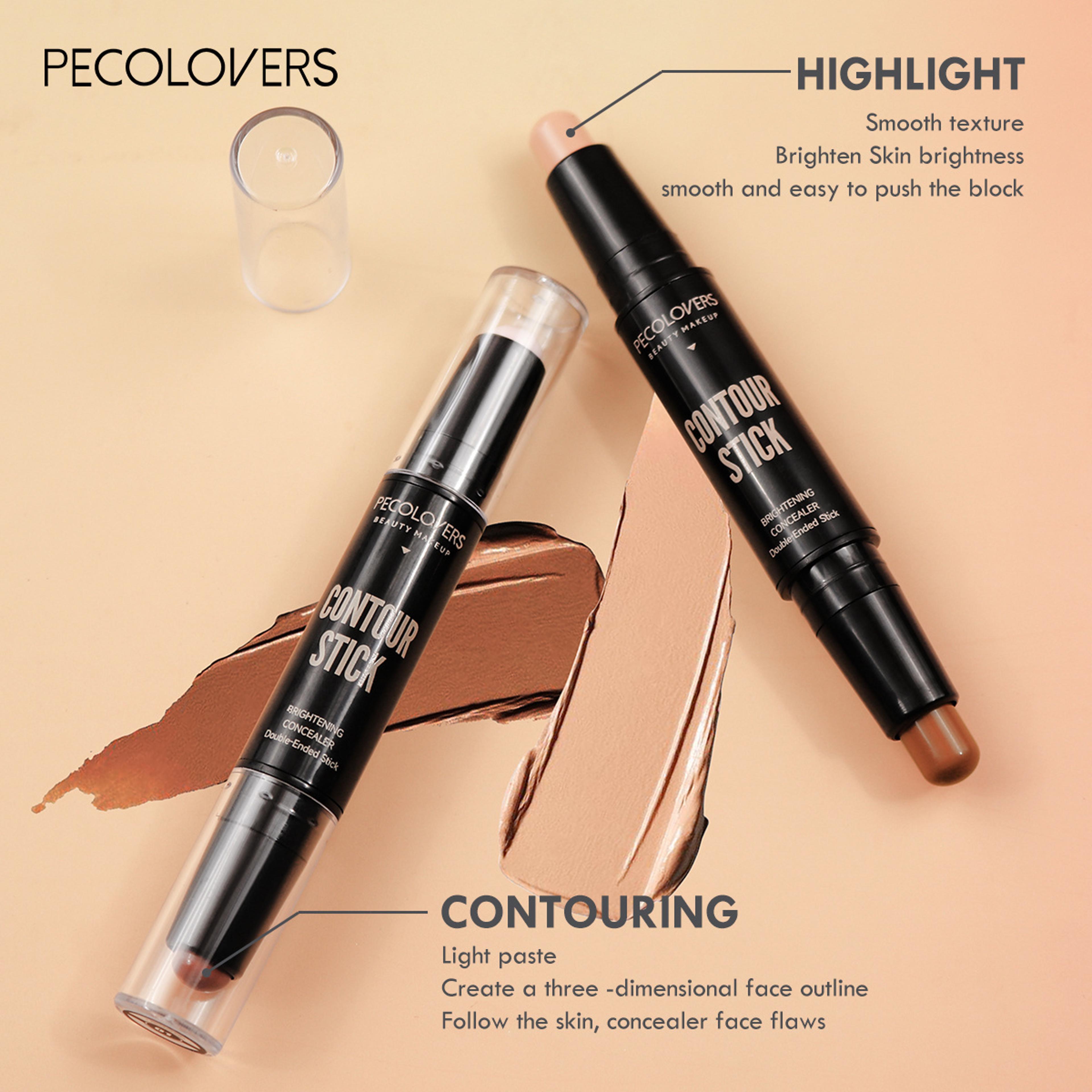 contouring stick double-headed concealer highlighter for nose bridge and v-face contouring