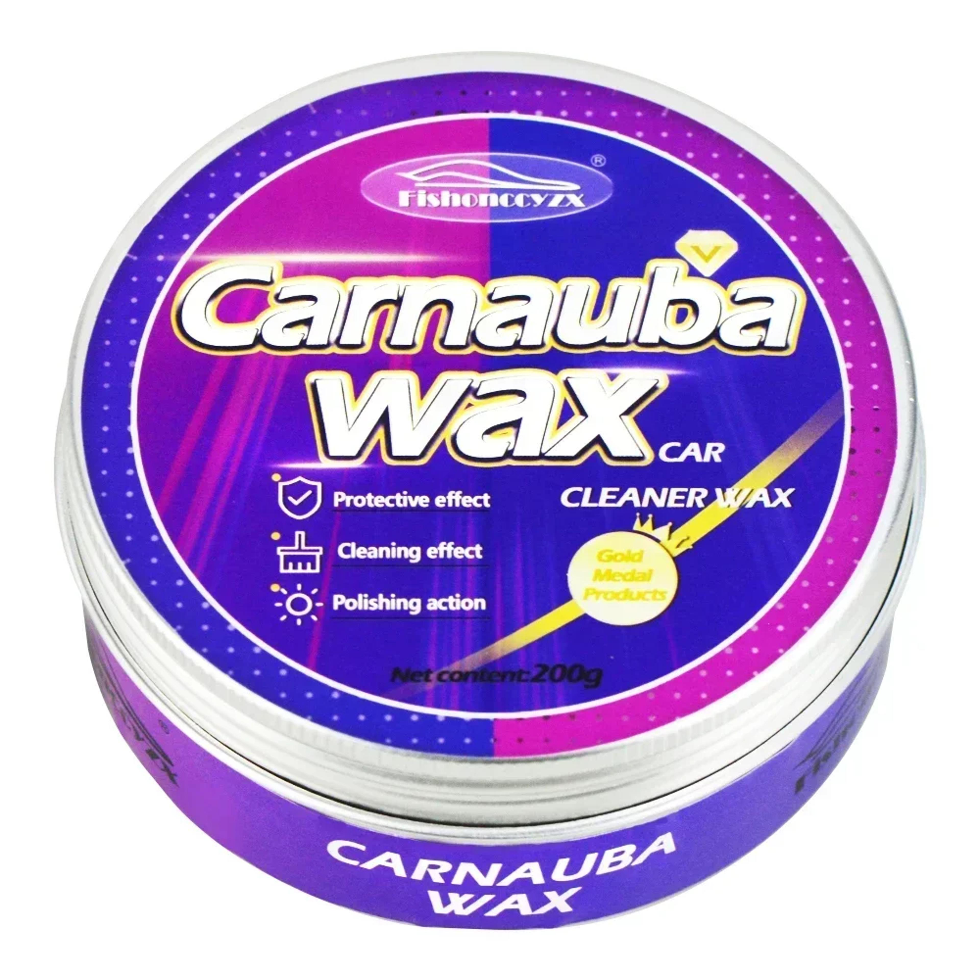 carnauba paste wax for car paint high gloss shine hydrophobic coating for auto paint protection