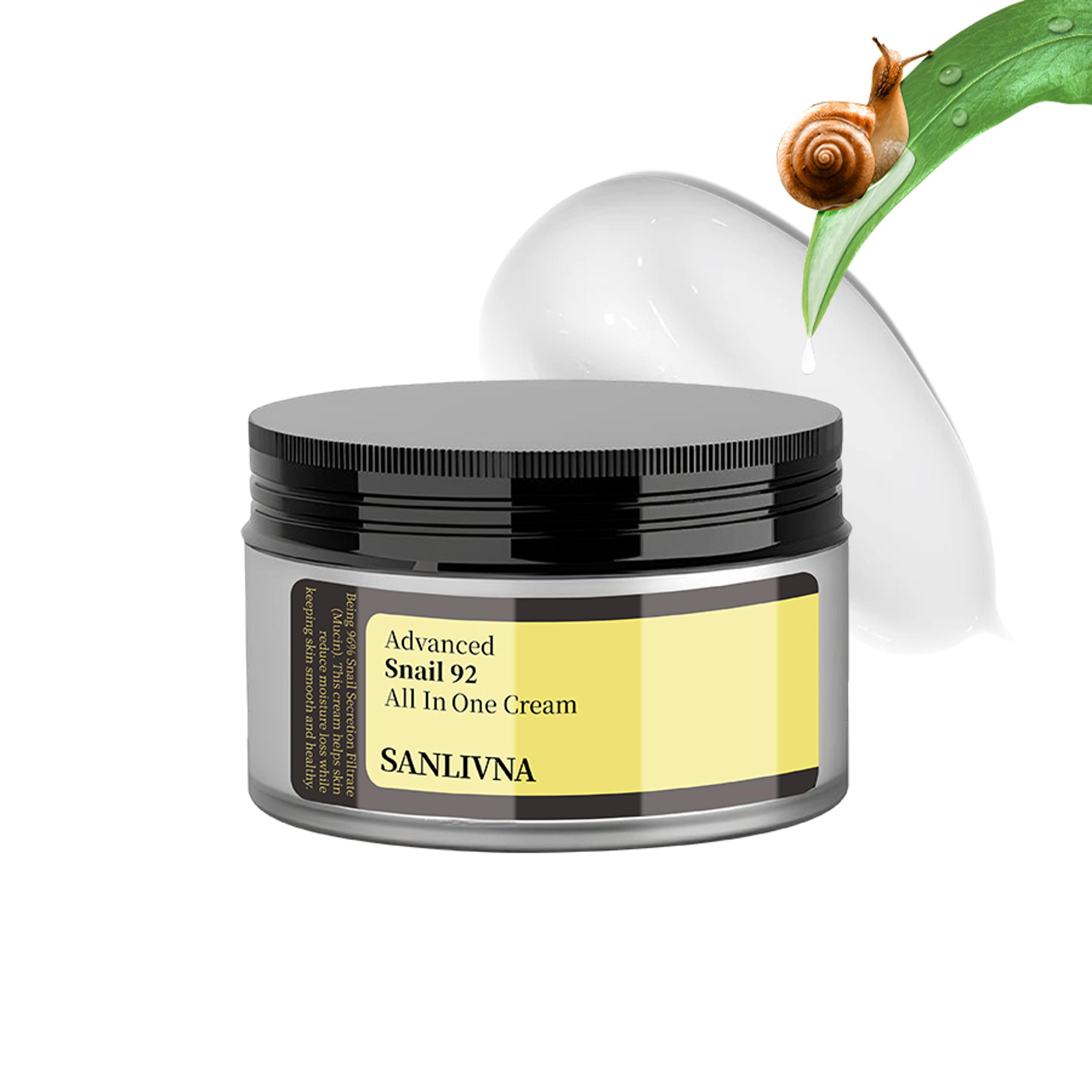advanced snail mucin anti-aging repair cream nourishing facial cream for skin barrier improvement