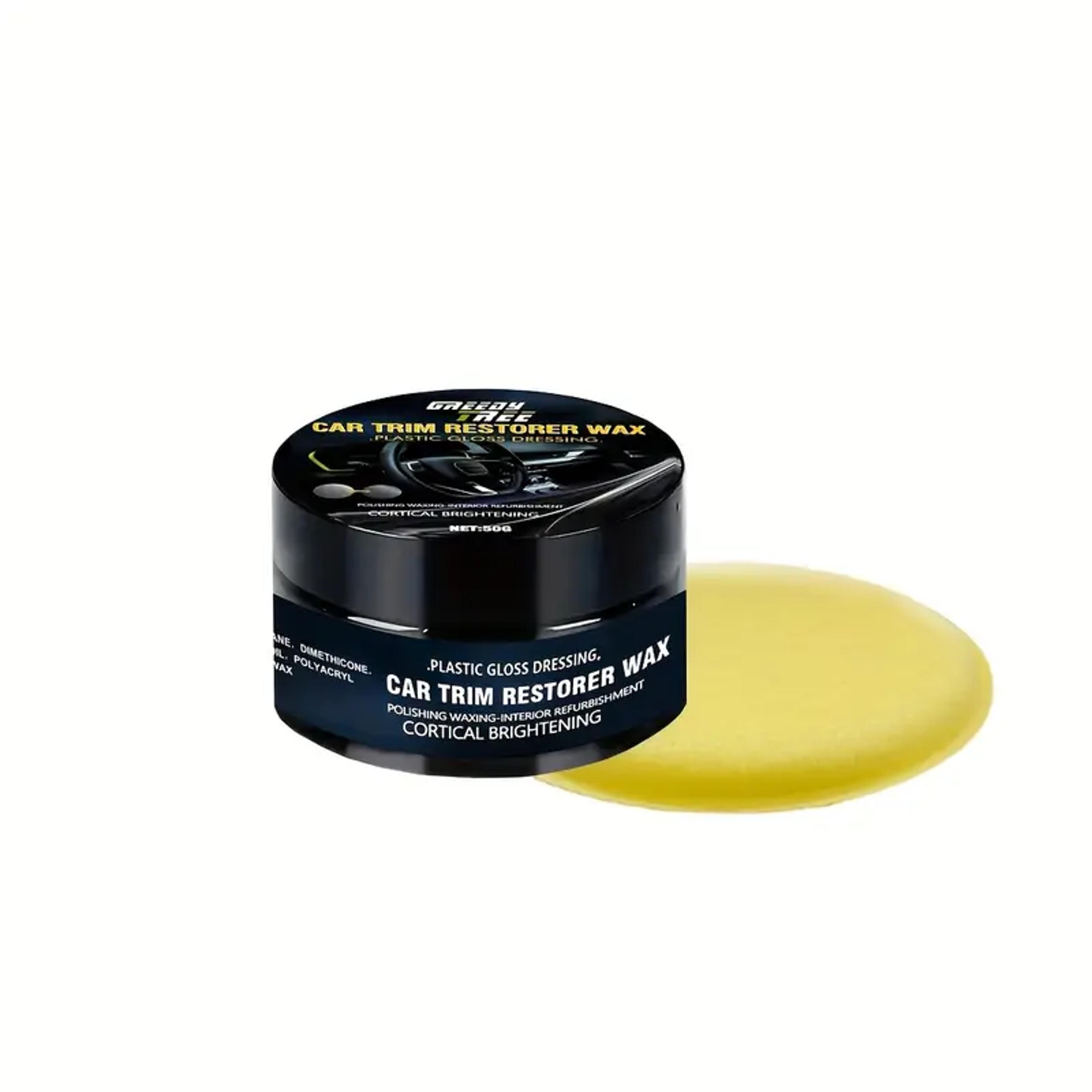 crystal clear car plastic repair interior renewal wax polishing coating for car panels