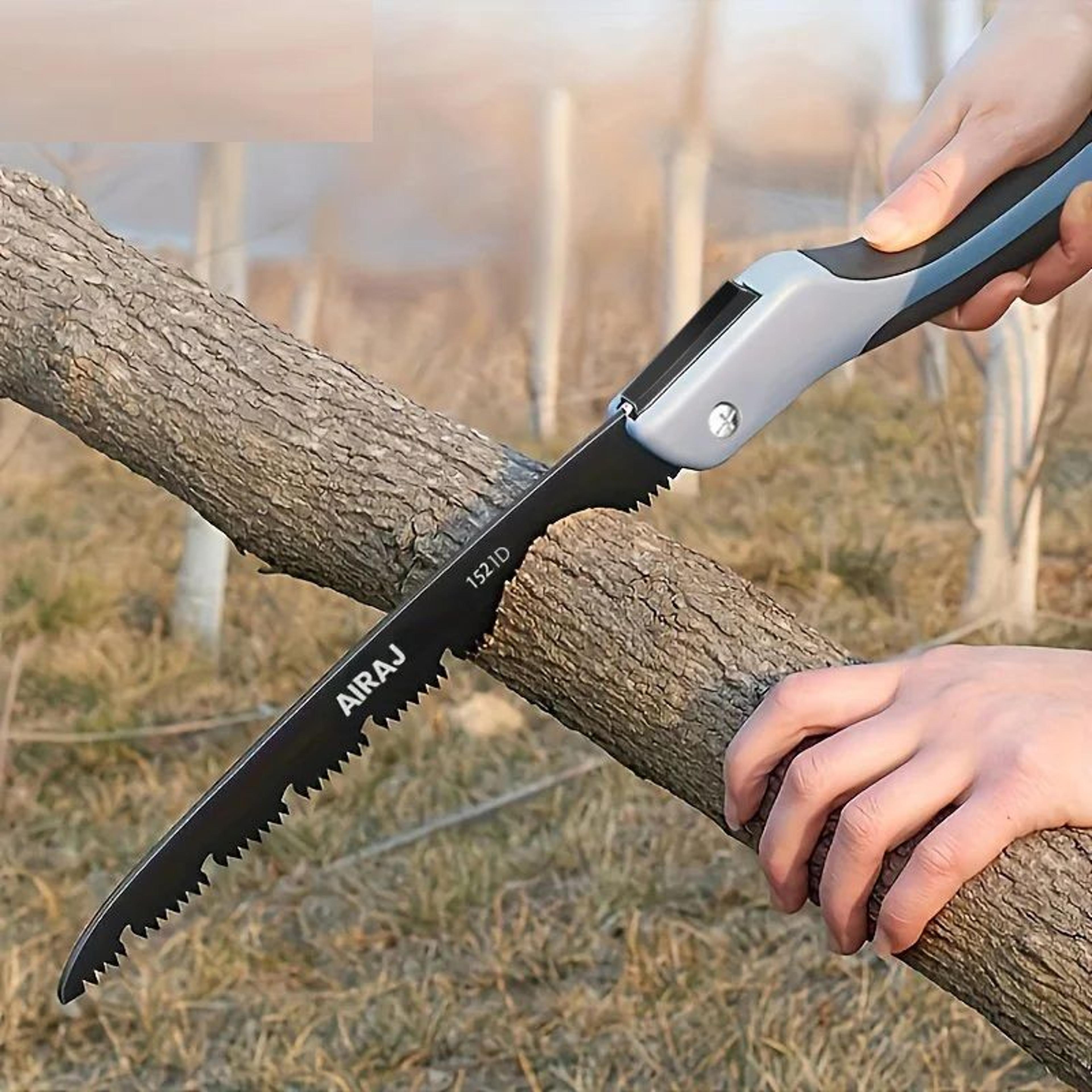 folding saw for woodworking and camping sharp, compact, and versatile tool