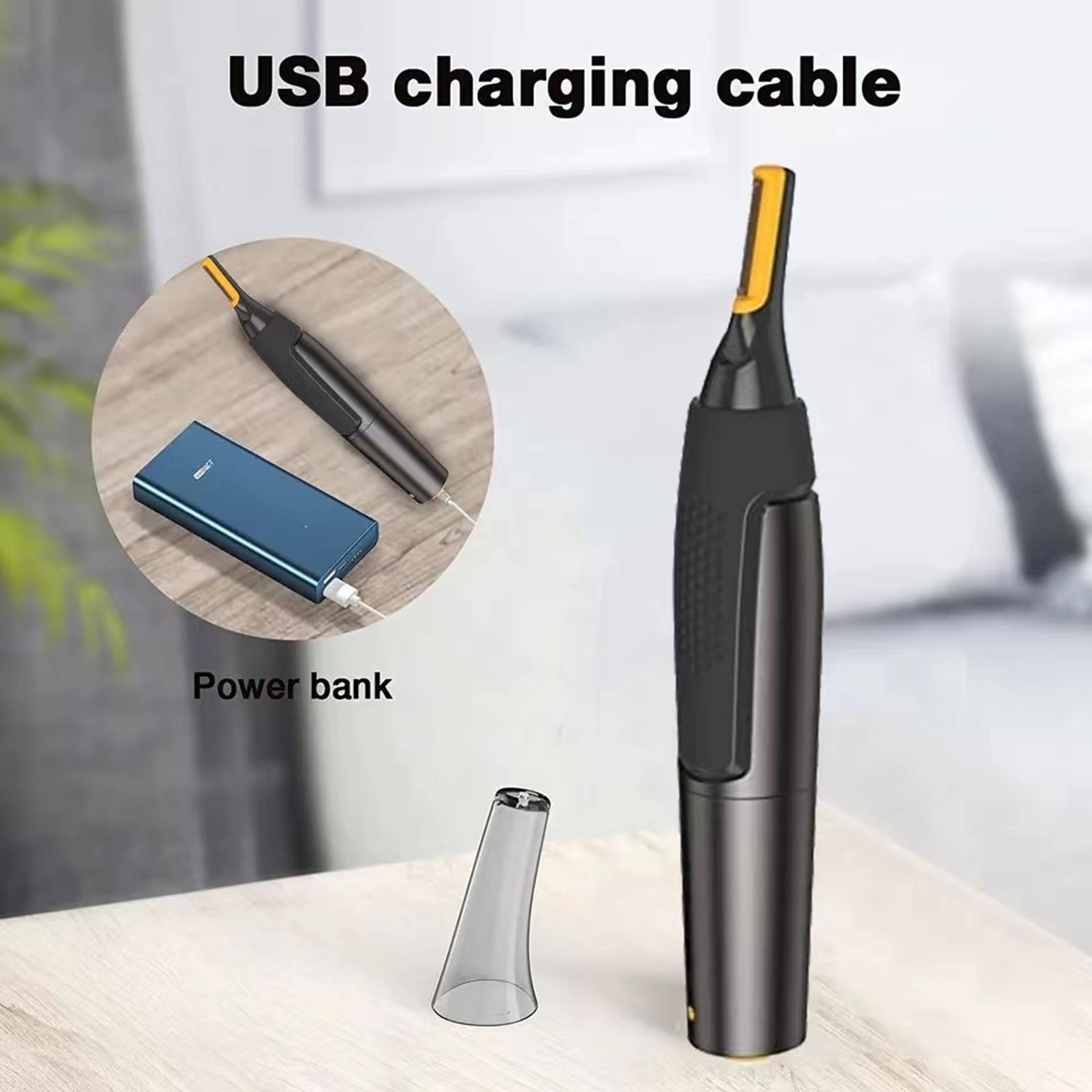 waterproof nose and ear hair remover, mini portable, safe, and easy to clean