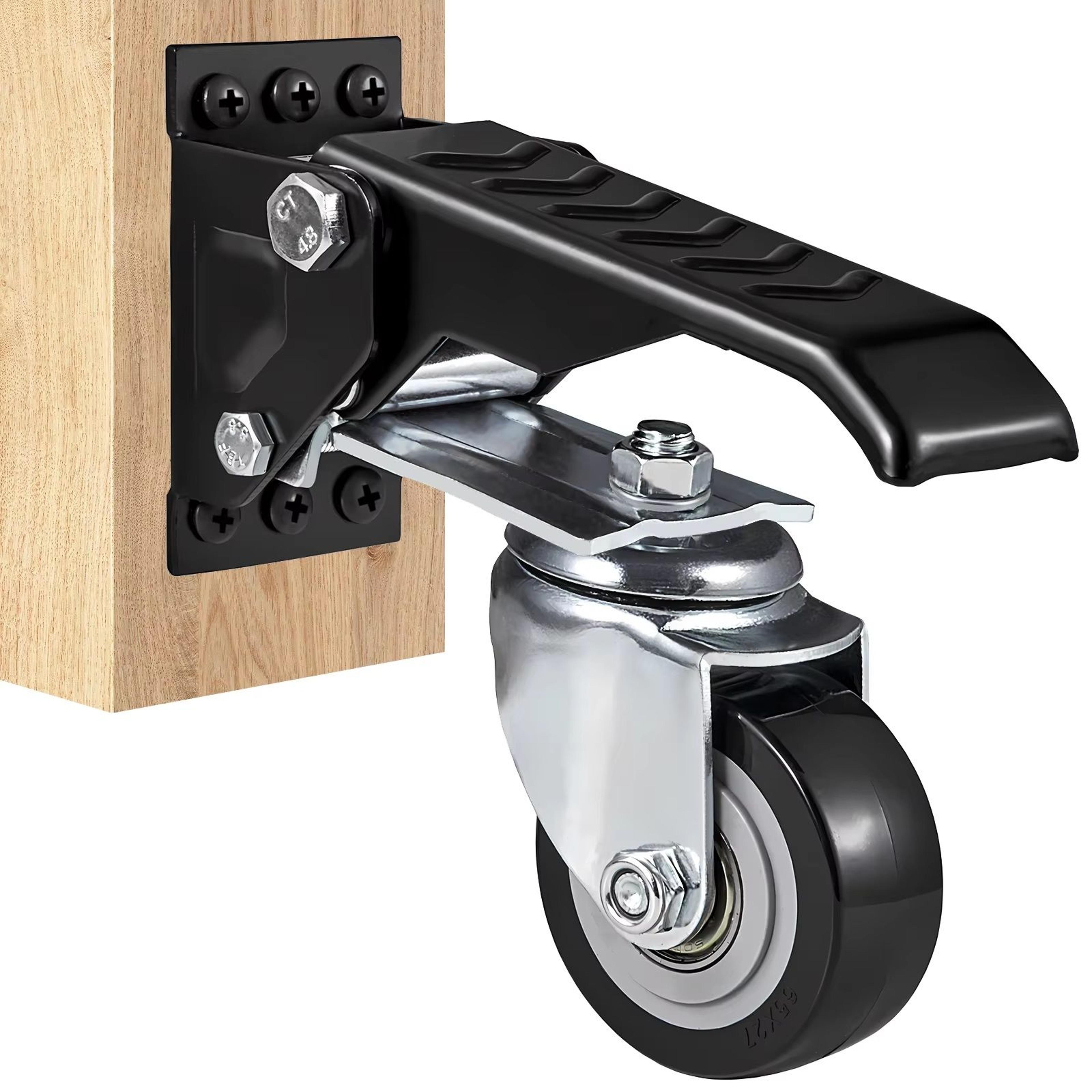 workbench caster wheels for tables retractable stepdown swivel design for easy mobility