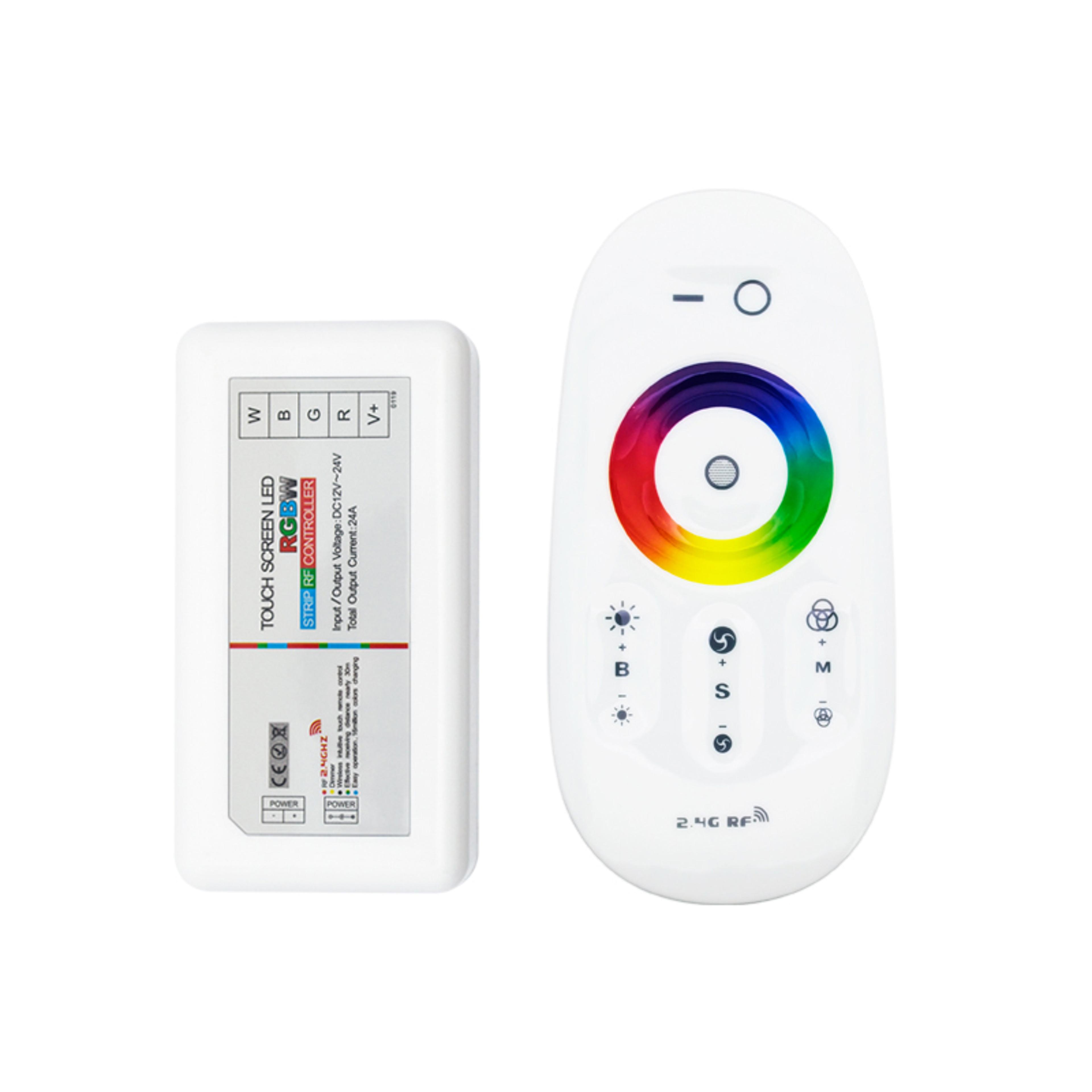 wireless led strip controller with touch remote dimmer for custom lighting