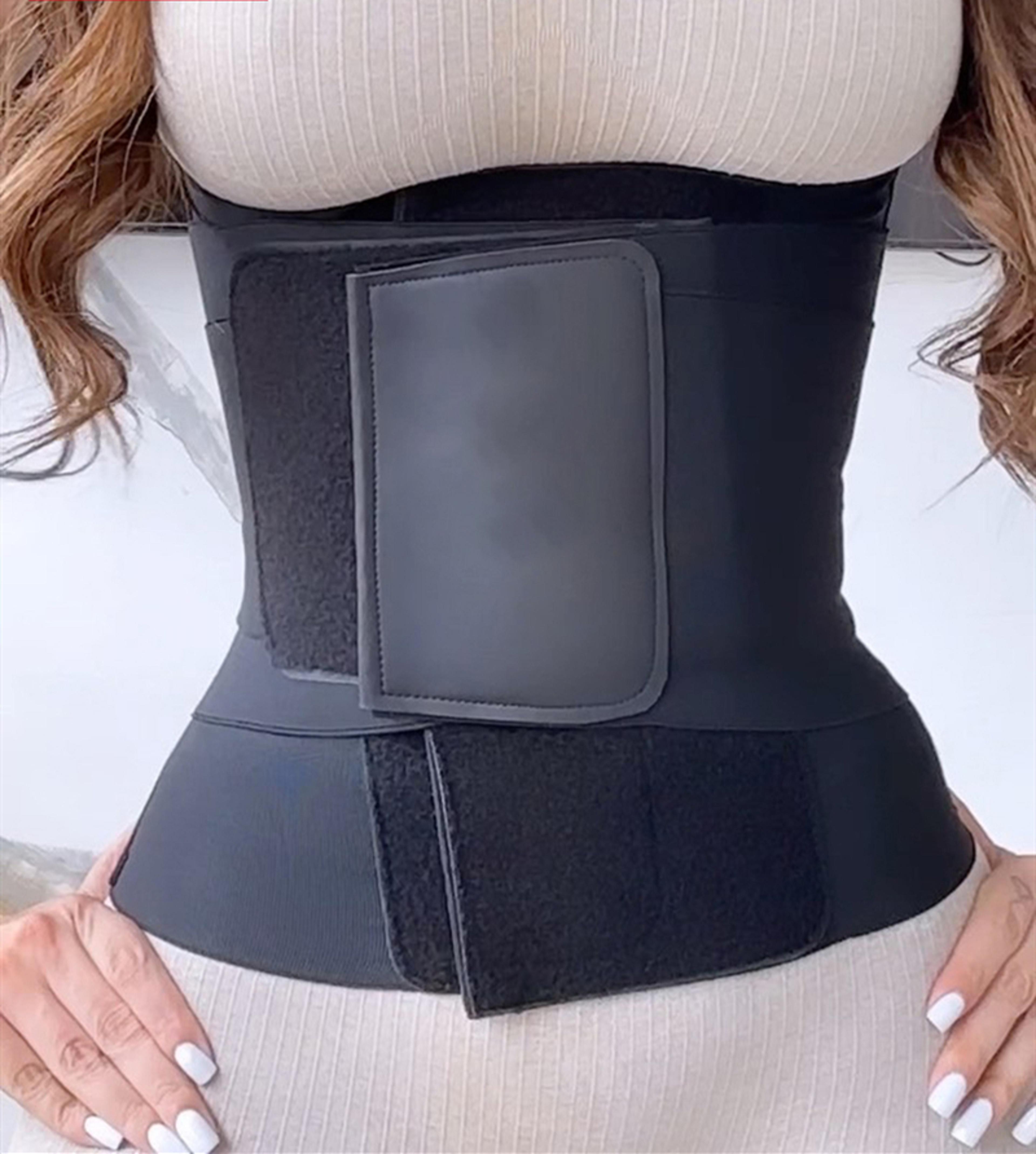 sticky sauna sweat belt waist trainer compression shirt for belly girdles shapewear