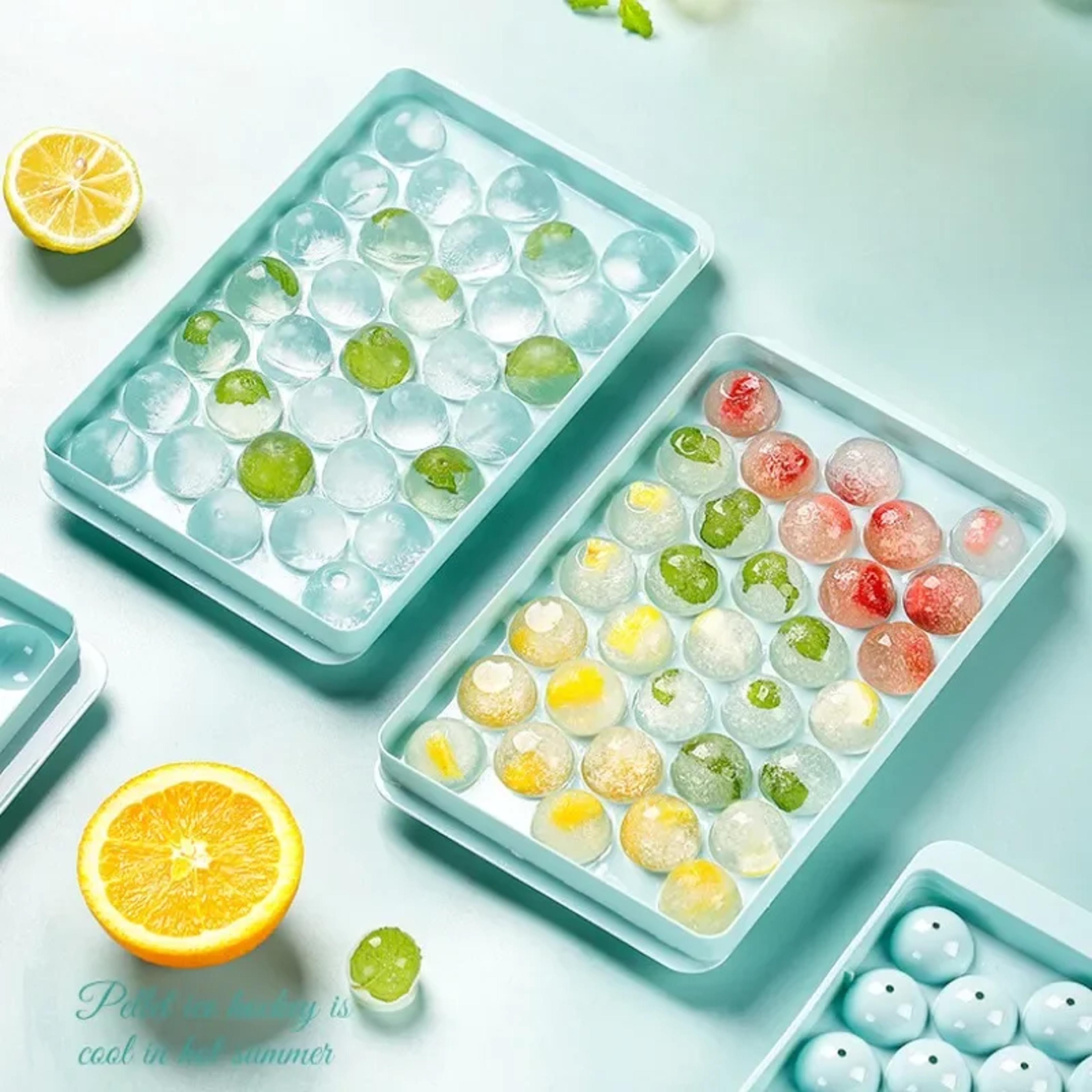 premium spherical ice cube mold whiskey beverage cubes