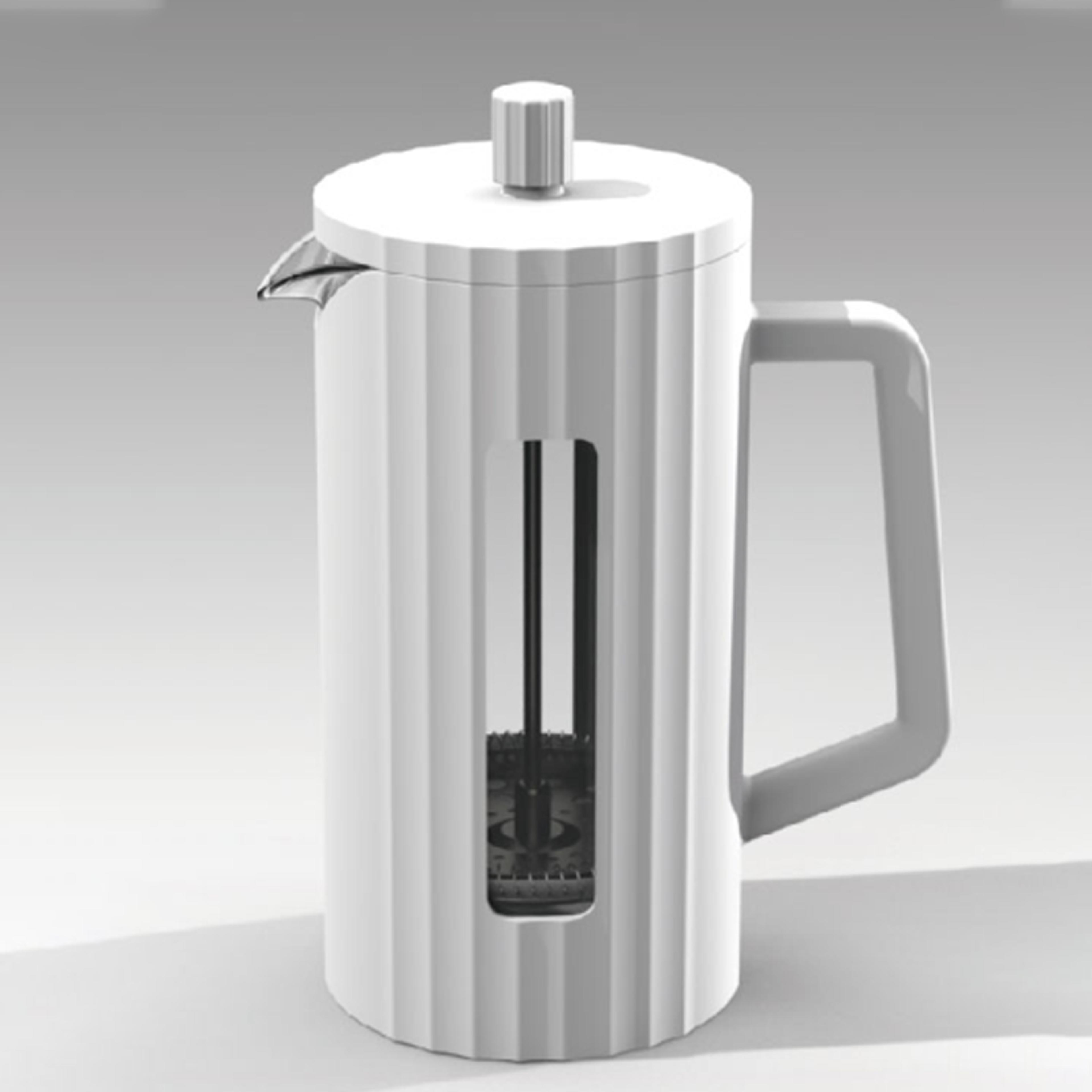 premium french press coffee maker with borosilicate glass manual coffee tea press milk frother
