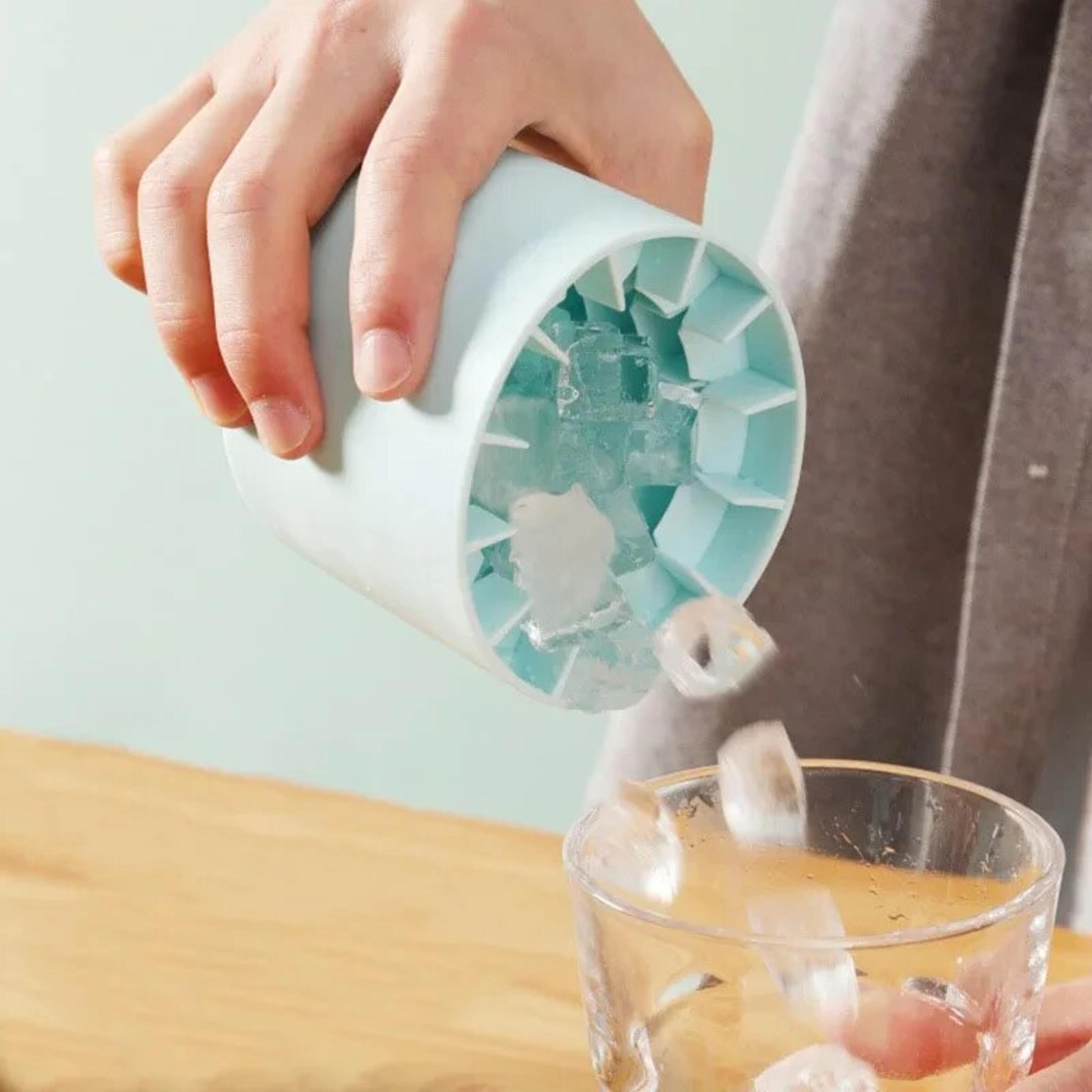 round silicone ice cube mold creative ice bucket for homemade ice cubes and barware tools