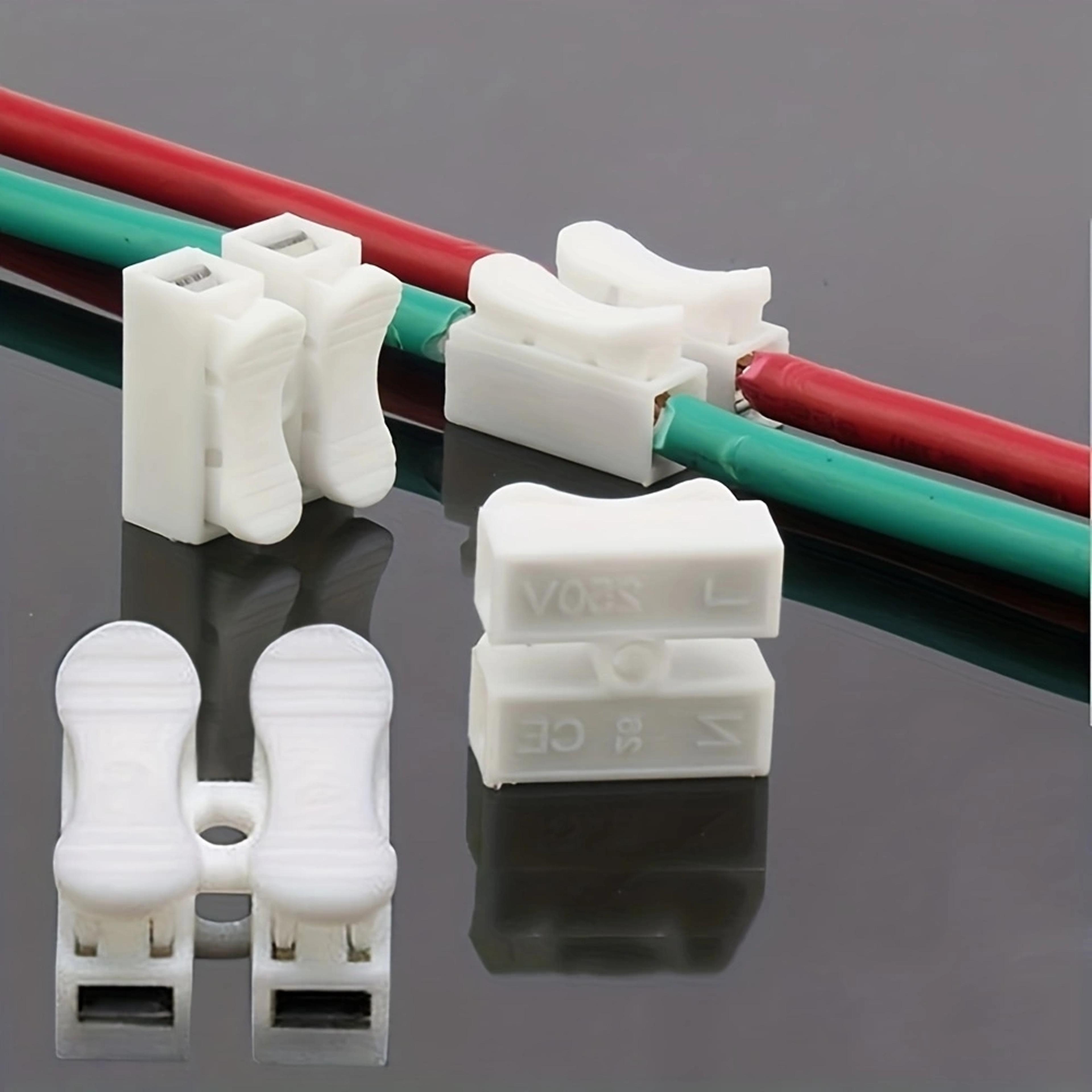 no-solder quick cable wire connector spring clamp terminal block for easy, secure connections
