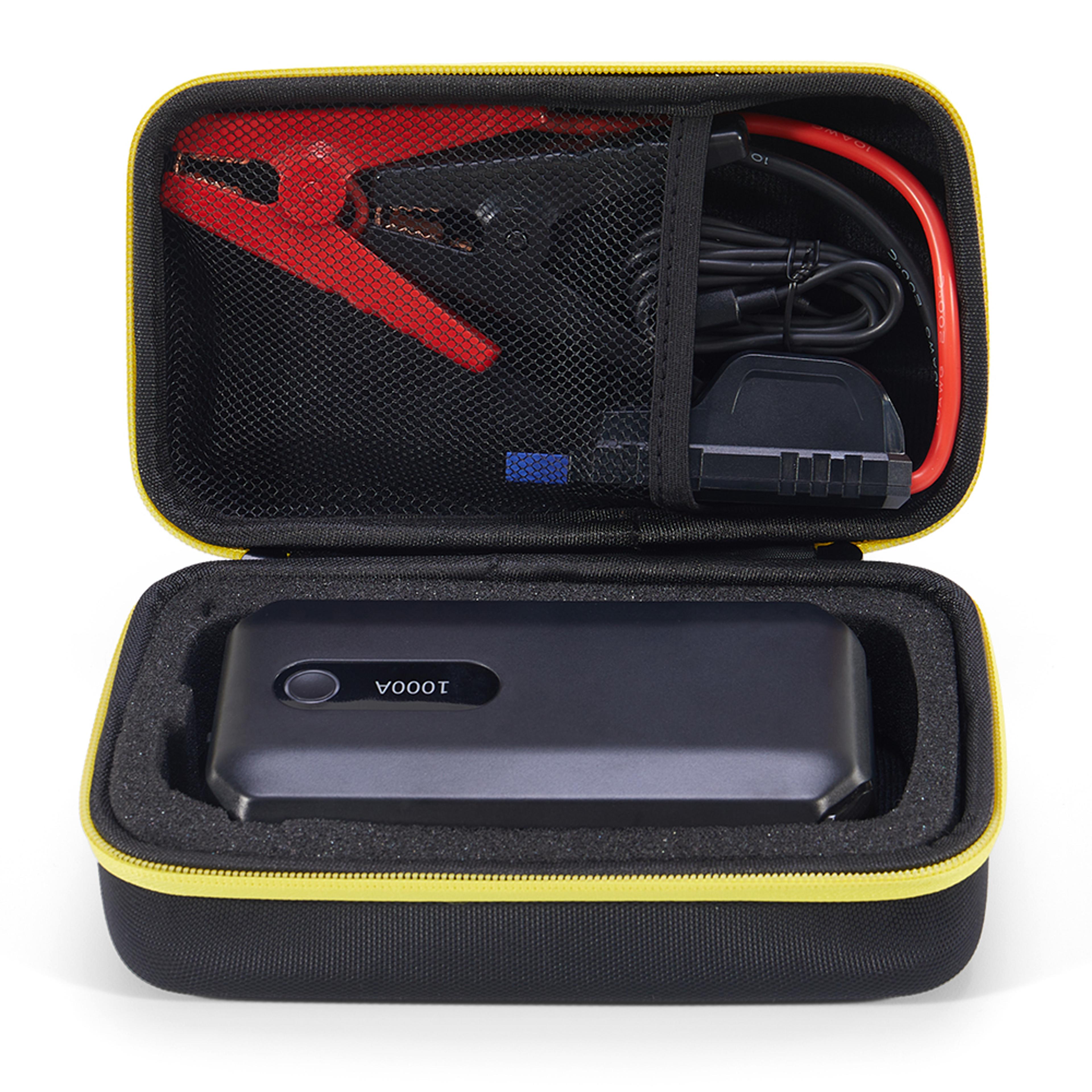 portable eva case for car jump starter and power bank protective travel storage bag