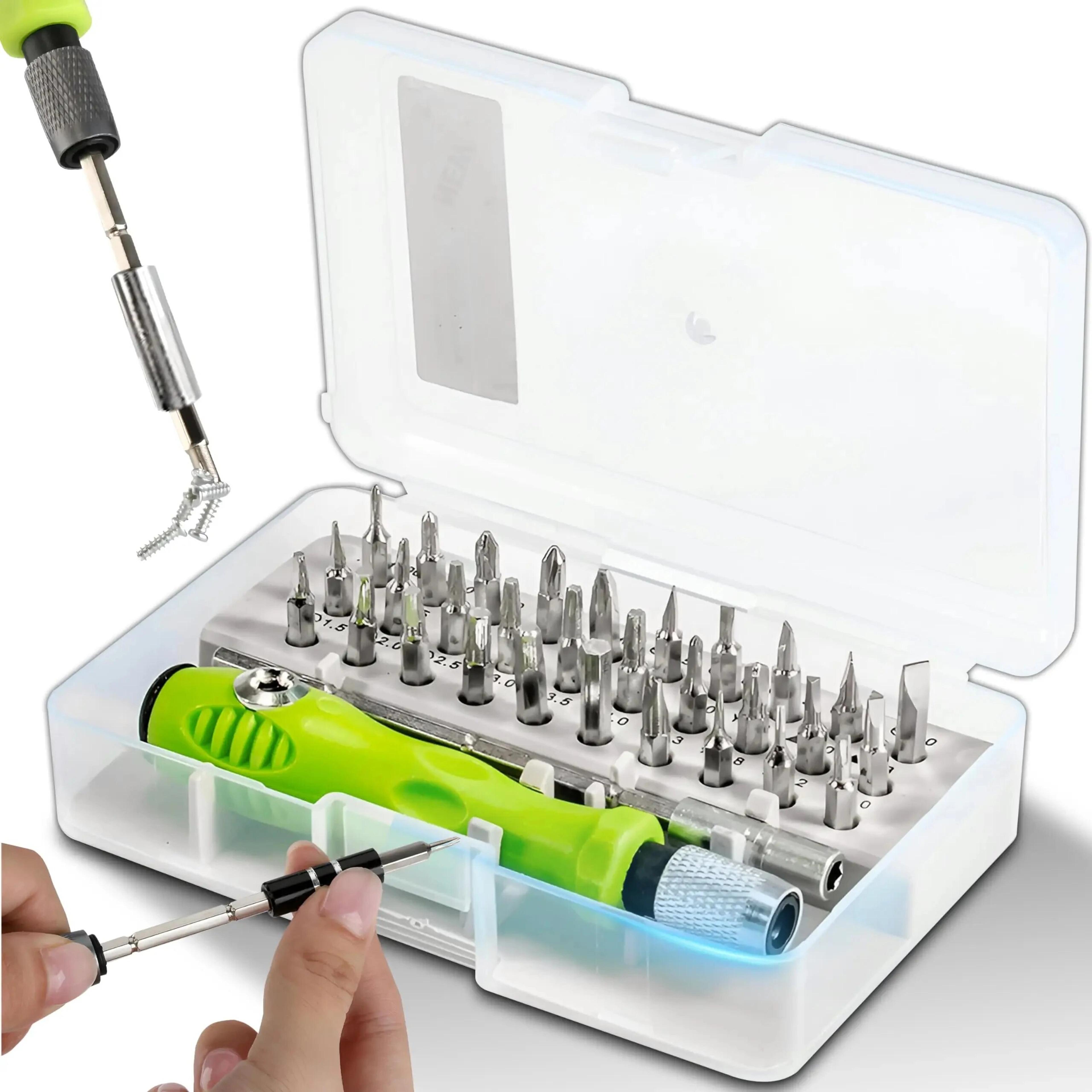 magnetic precision screwdriver set for phones, watches, and glasses repair kit