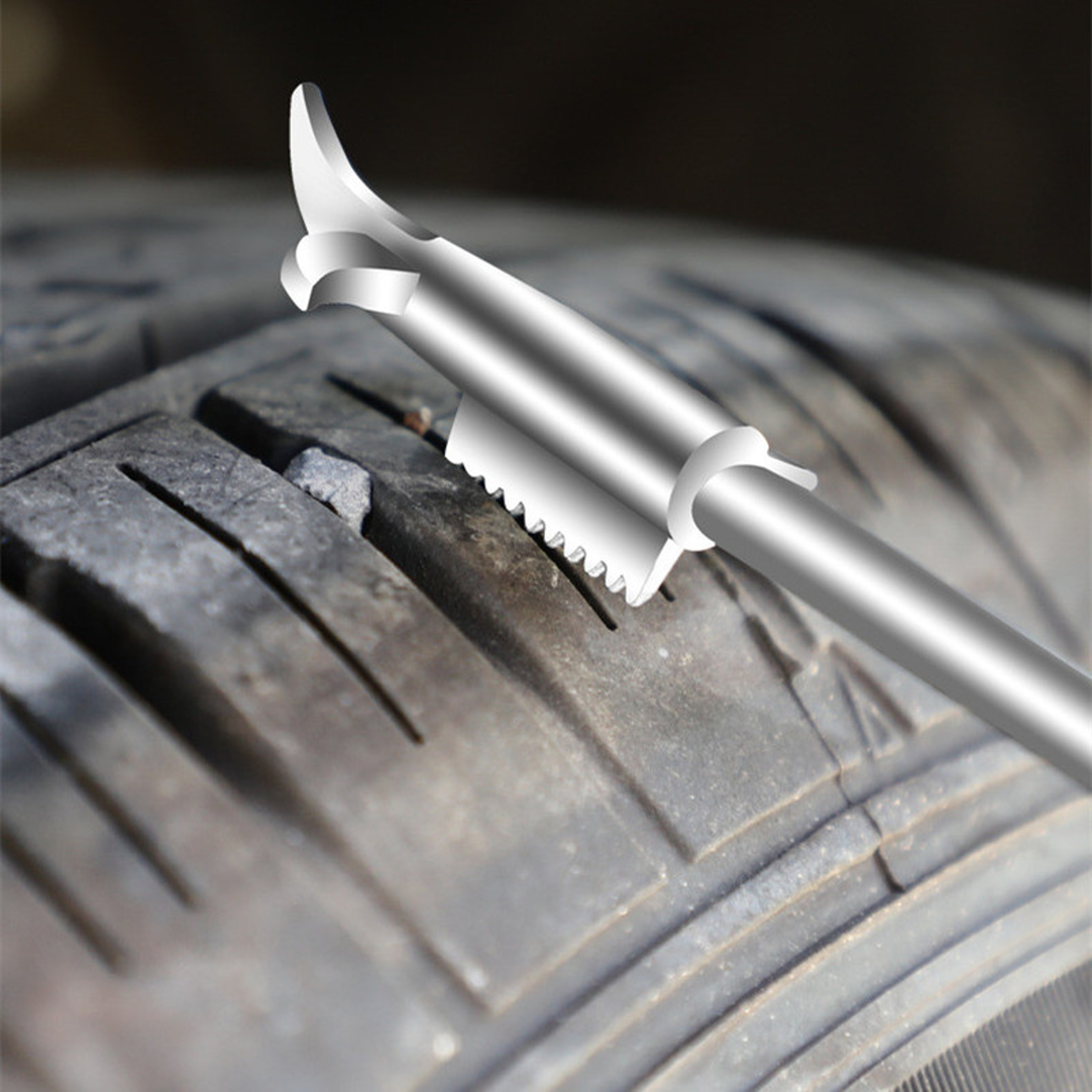 car tire cleaning hook stone tire gap buckle pick essential tire repair tool