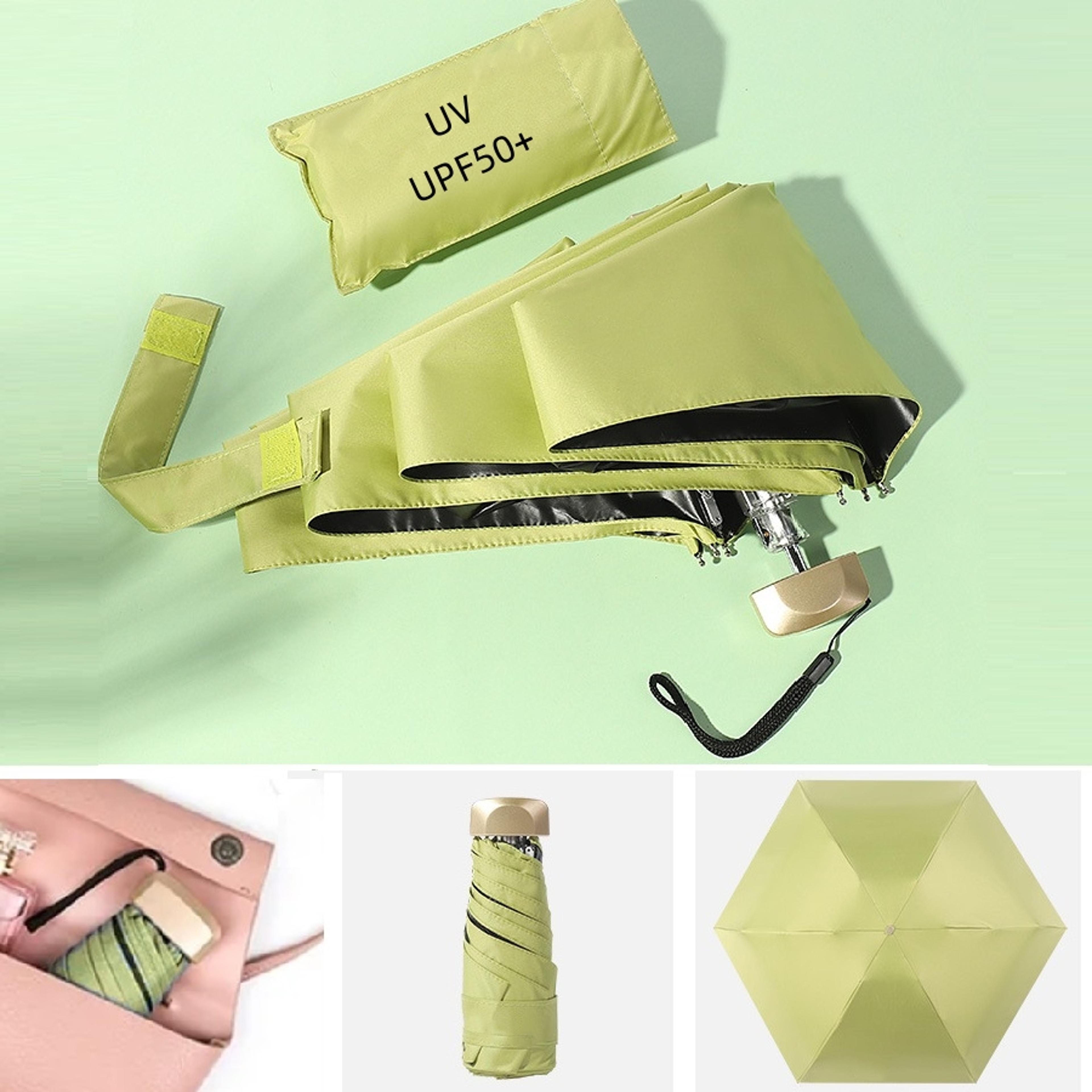 mini pocket umbrella small sun rain umbrellas vinyl folding umbrella uv ultraviolet protection sun shade pocket parasol capsule