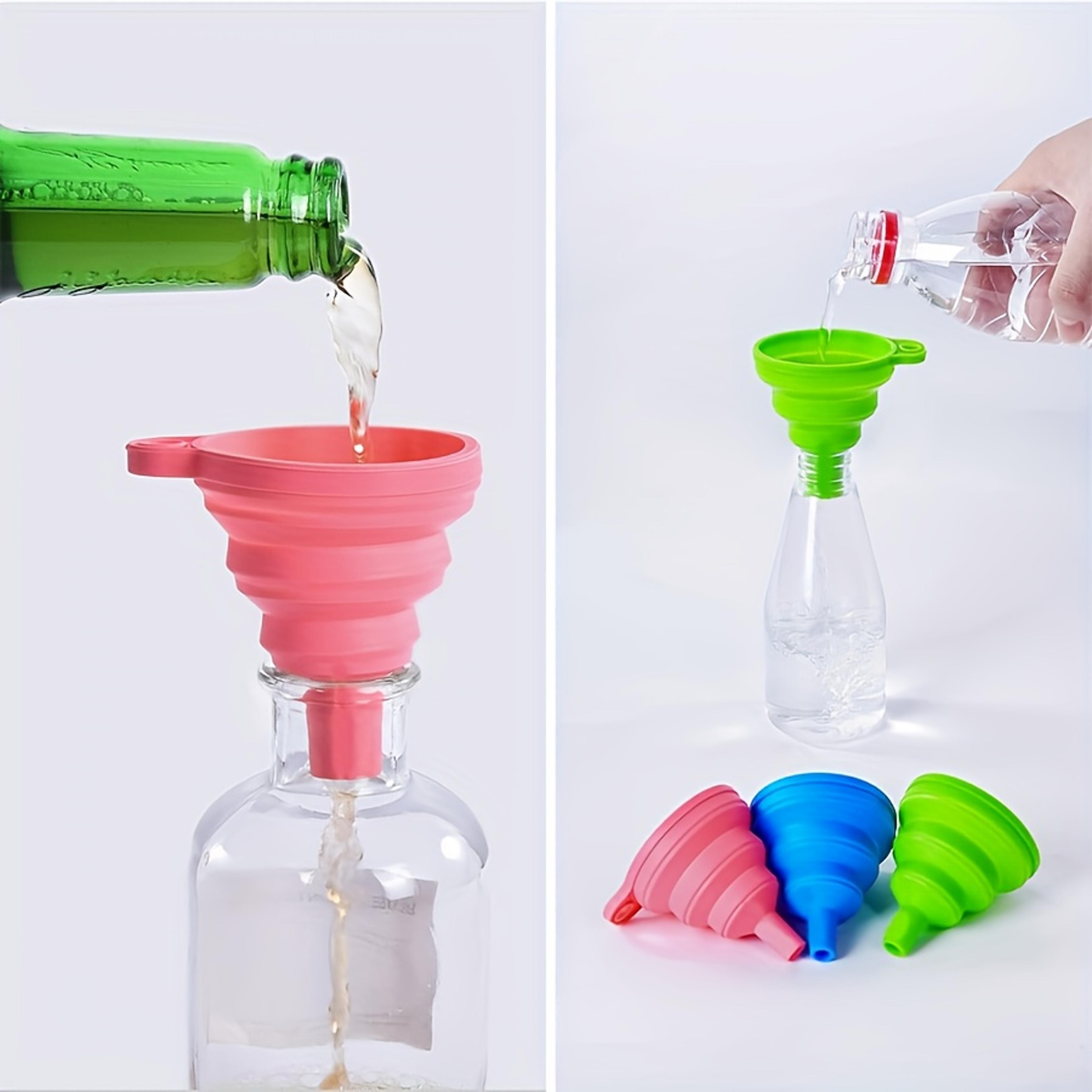 premium collapsible funnel food-safe funnel for liquids, foldable space-saving
