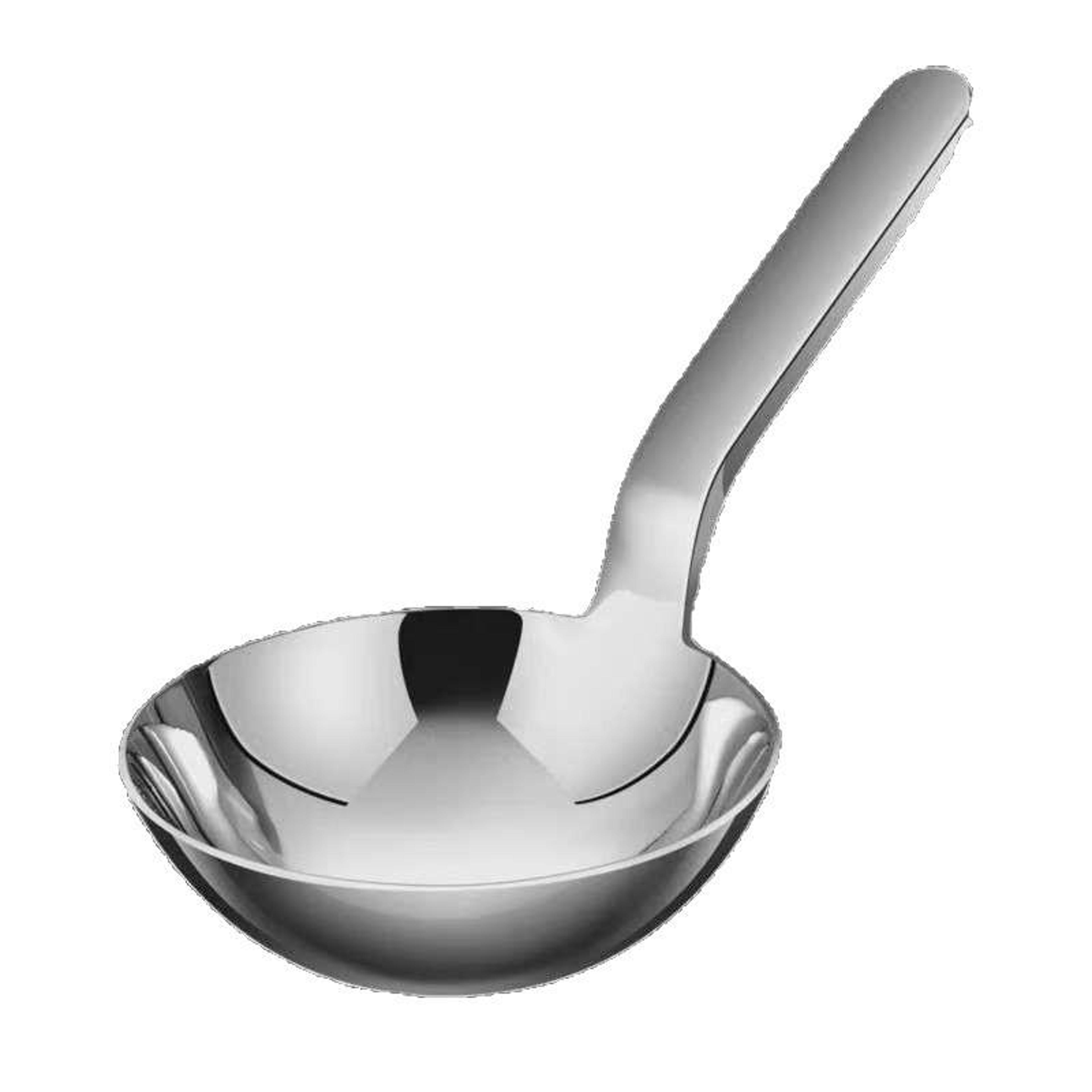 stainless steel soup ladle deep ramen spoon short handle durable kitchen serving spoon