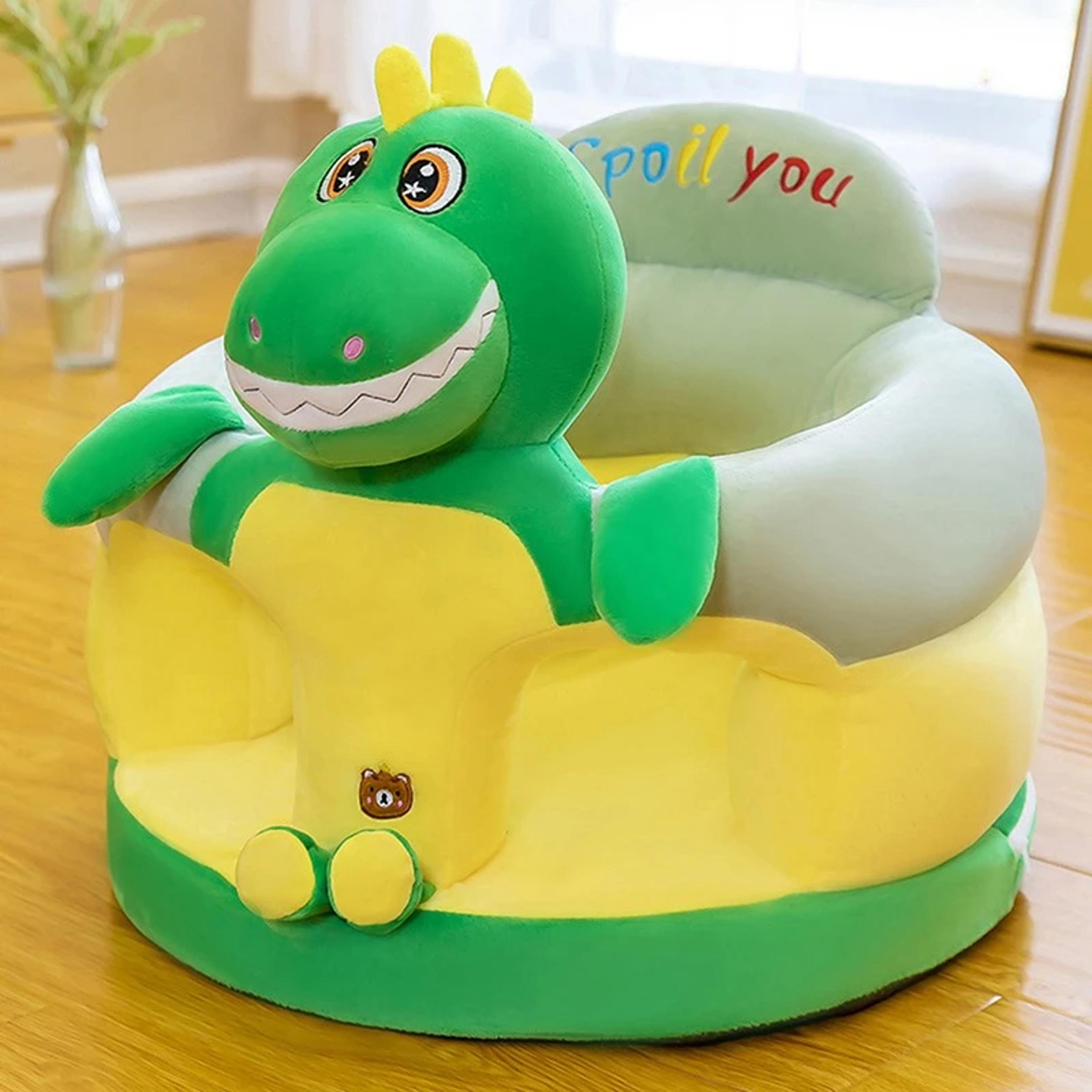 soft and comfortable baby seat cover, cute animal plush baby feeding chair, without filling cotton