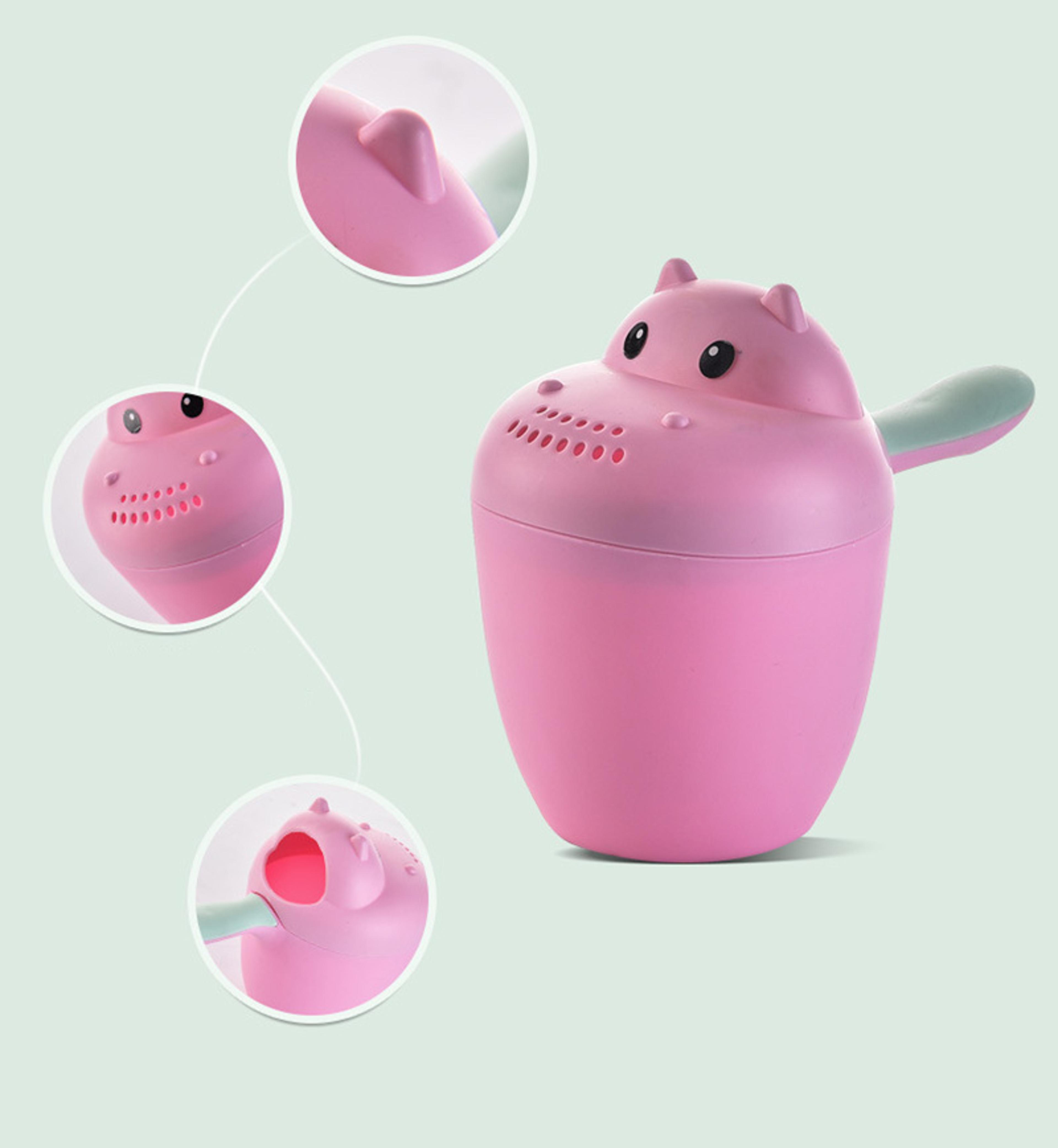 plastic bath water scoop, baby bath spoon, children's shower head