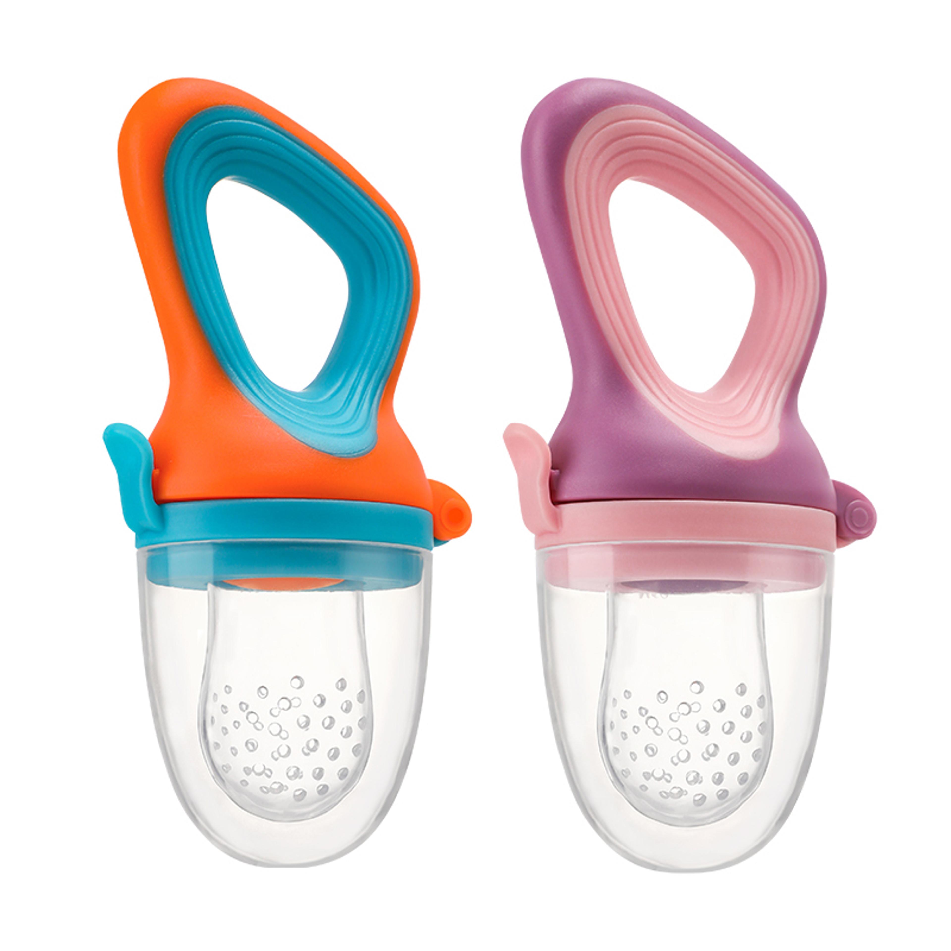 food grade silicone infant baby feeder, medium mesh bag for fruit & vegetable feeding