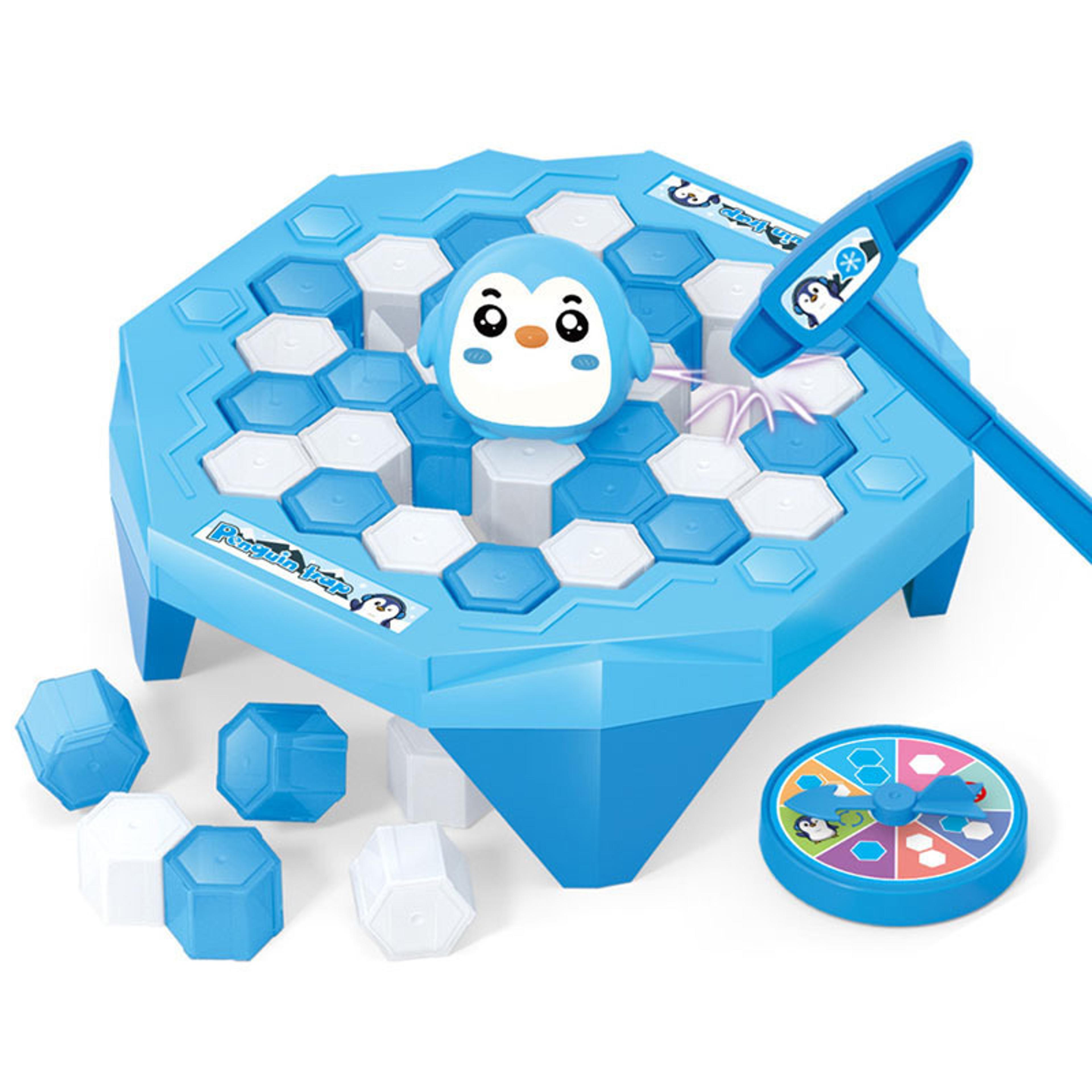 penguin ice knocking game for children, mini interactive desktop game, parent-child toy