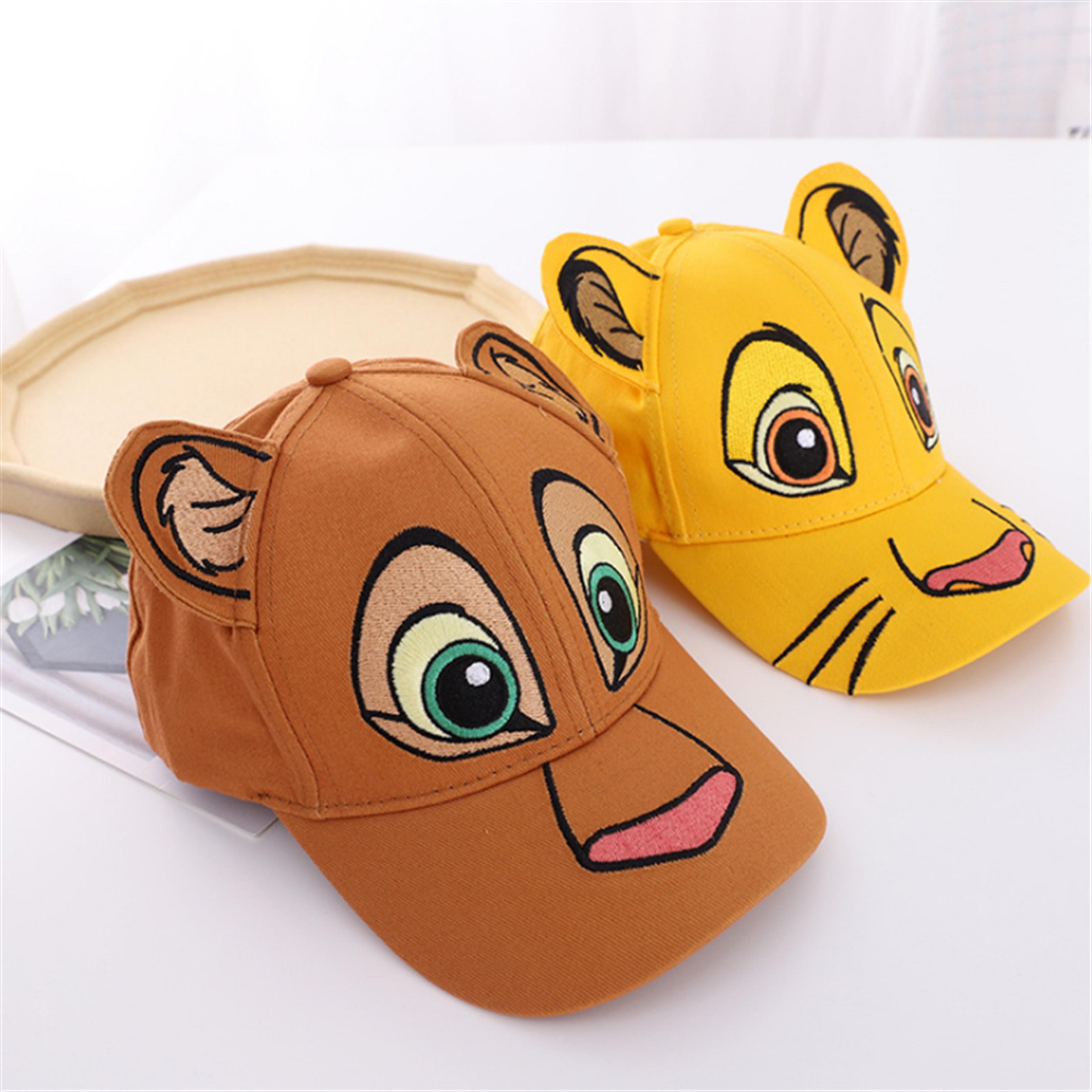 tiger baseball cap for kids, adjustable snapback, fun cartoon design, outdoor sun hat for boys and girls