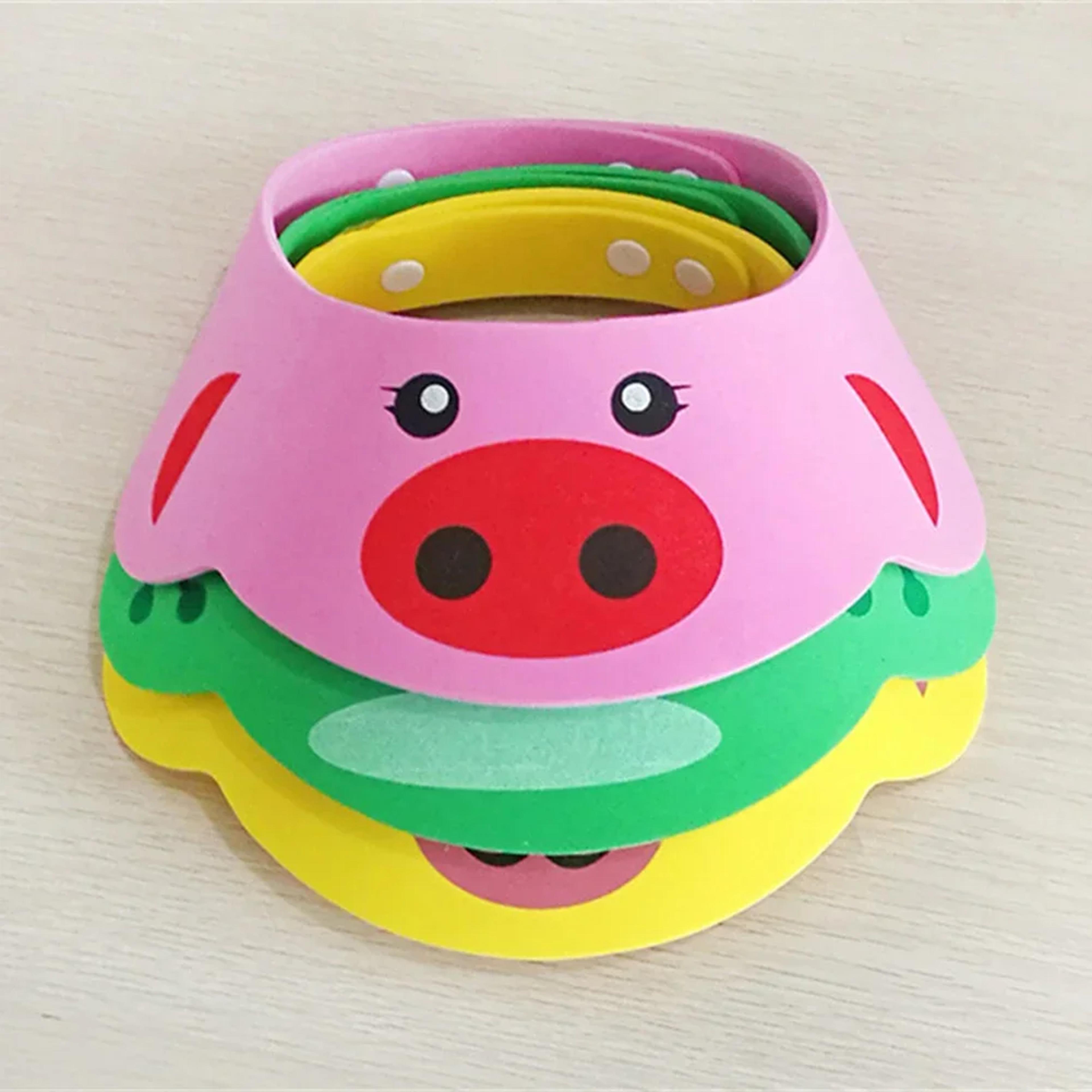adjustable baby hair wash hat, waterproof shower cap for kids, ear protection shampoo bath
