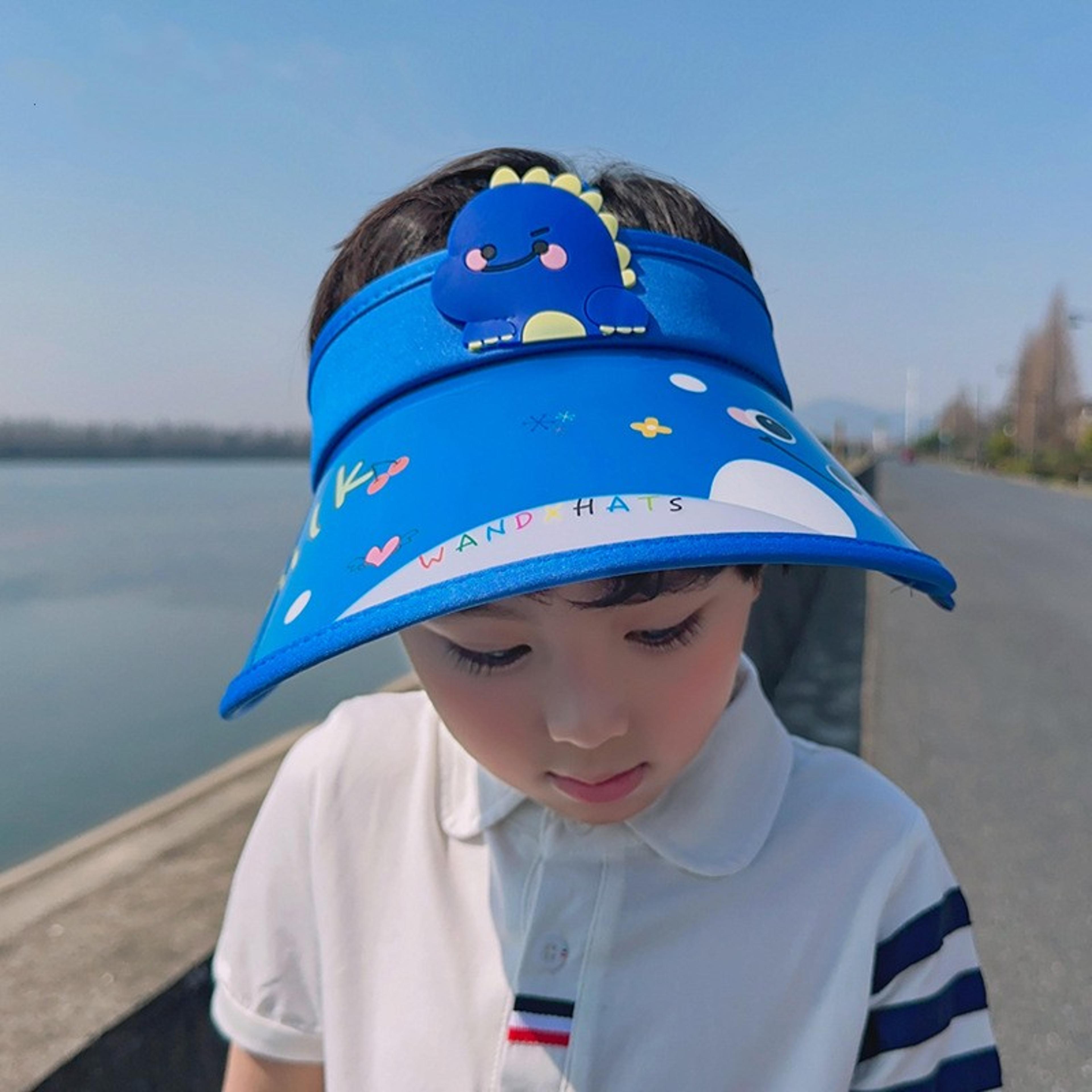 outdoor children's summer sun hat, hollow brim sun protection hat