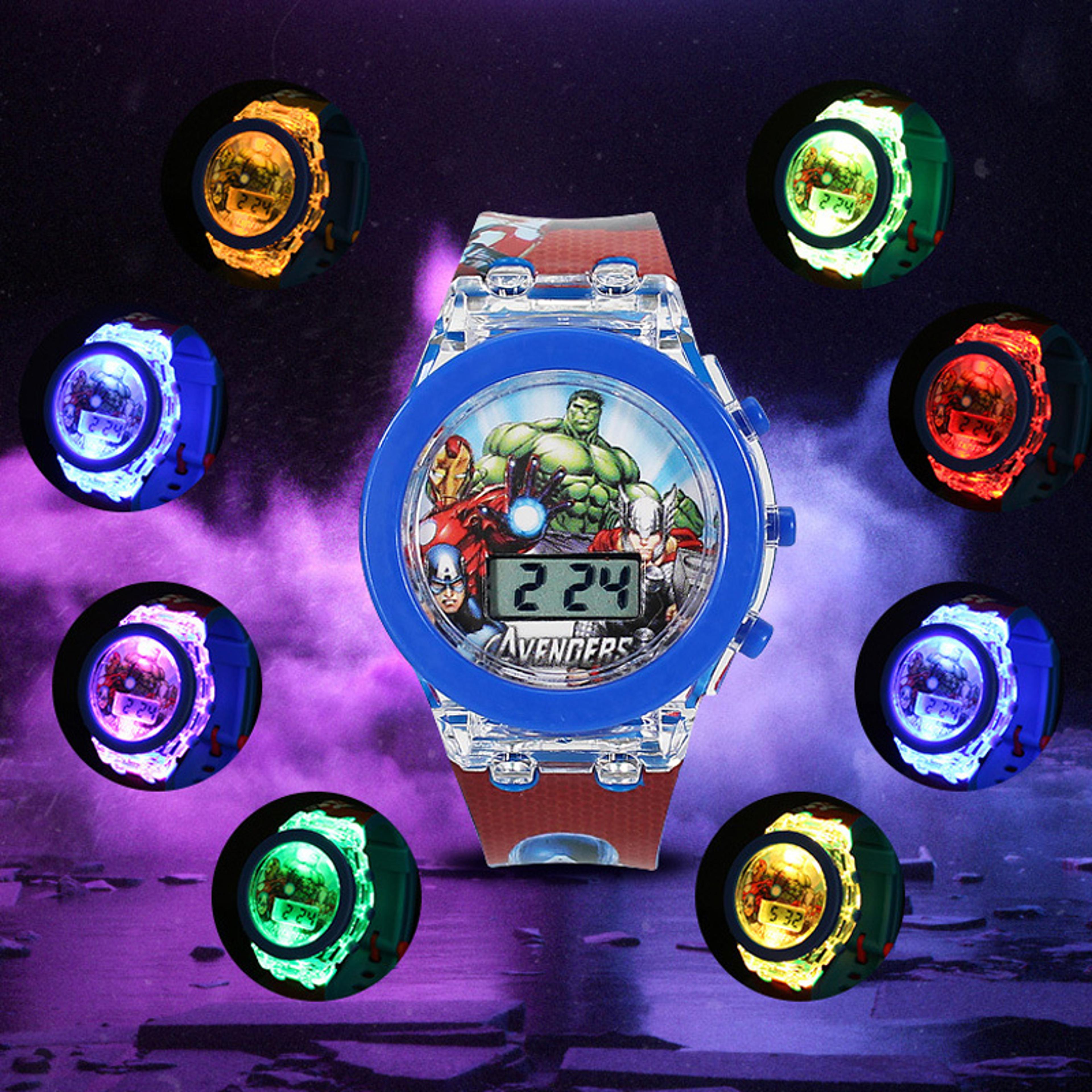 cartoon hello kitty spiderman kids watches for boys mickey children watch student clock gifts