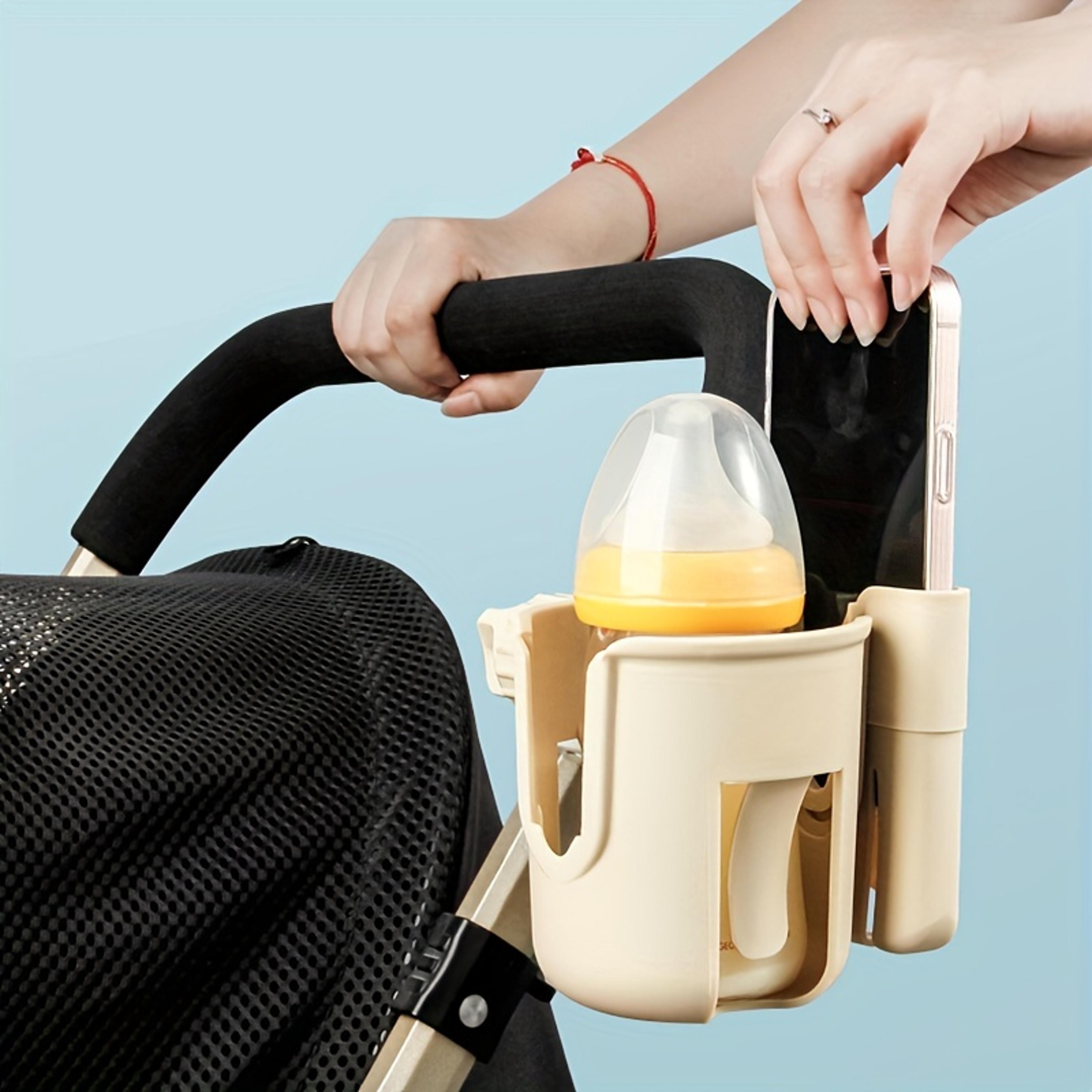 universal bottle holder for strollers, water cup holder with phone holder, wheelchair accessories for convenience