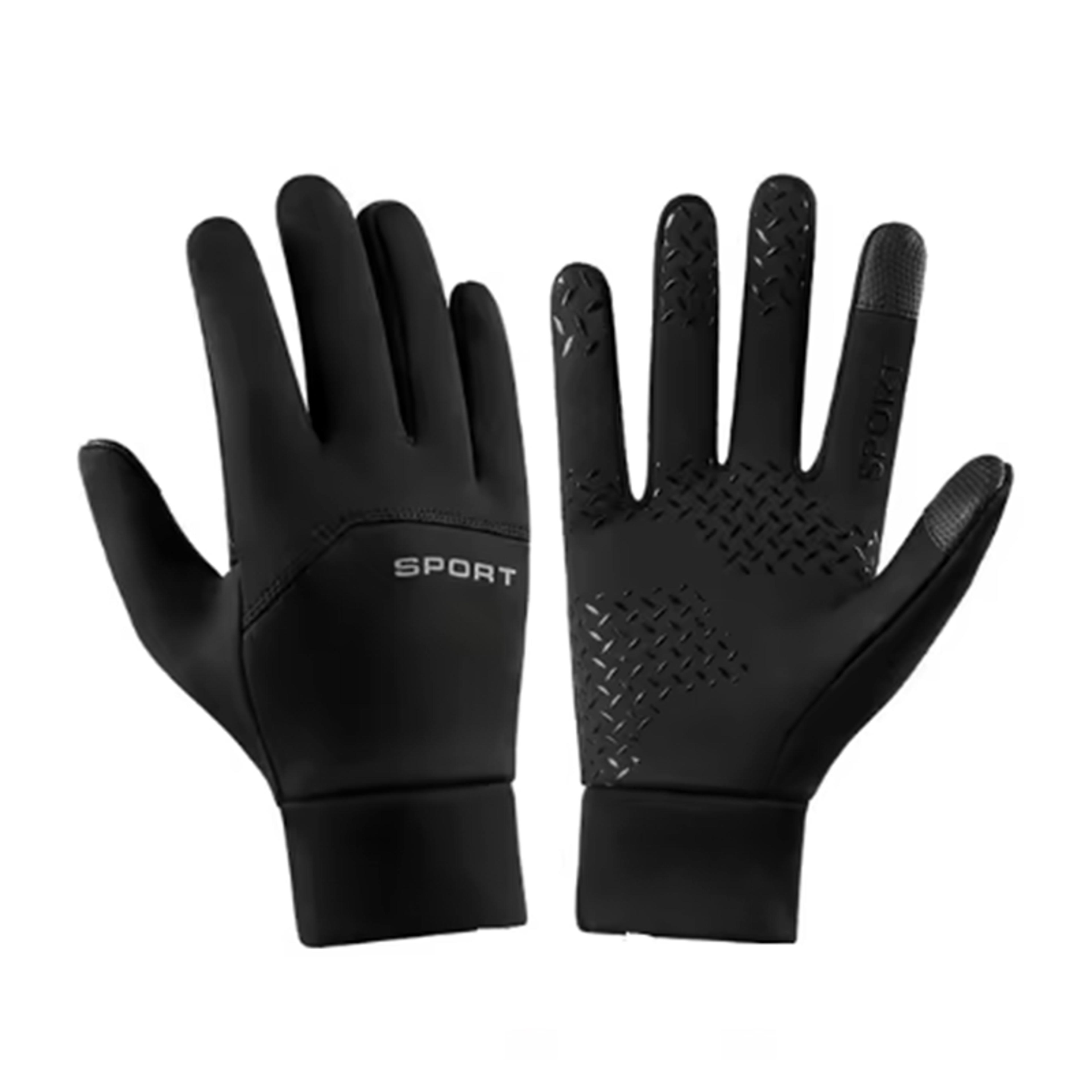 warm winter gloves, high quality plush gloves, outdoor sports gloves for men and women, windproof cold bicycle gloves