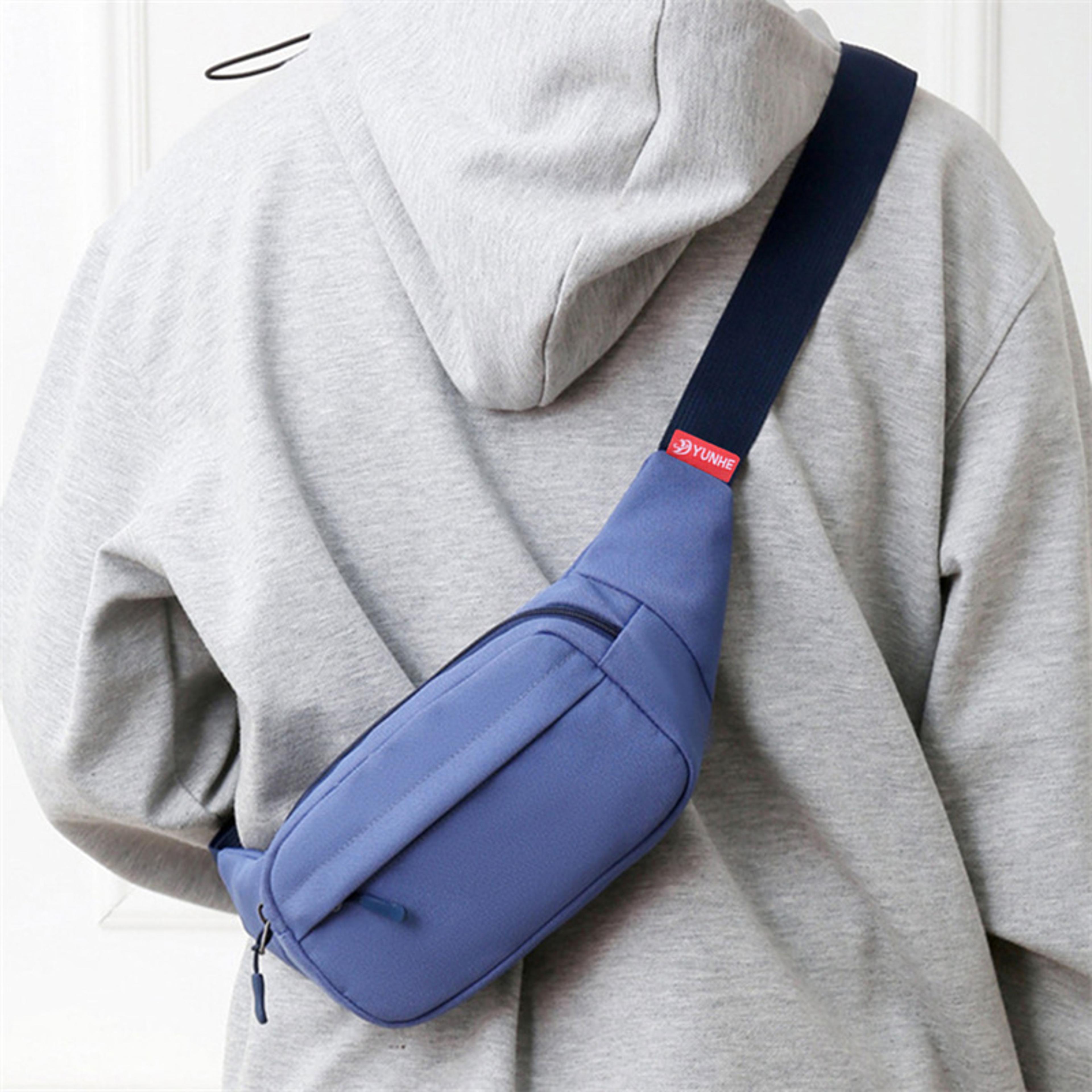 casual large phone belt bag, men waist bag, women's canvas fanny pack, travel purse