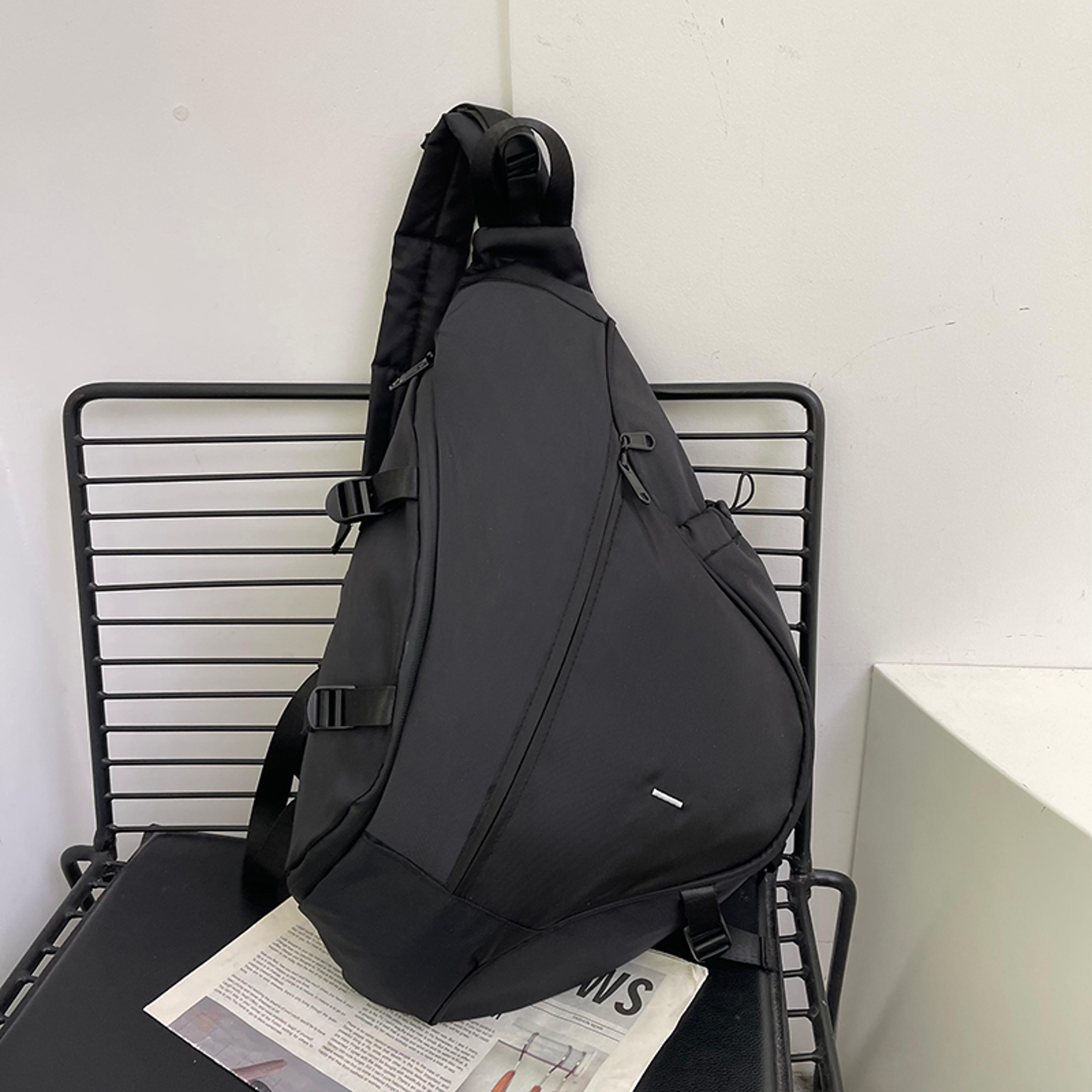 crossbody bag nylon storage shoulder, sling bags for men large capacity, man chest bag casual travel unisex