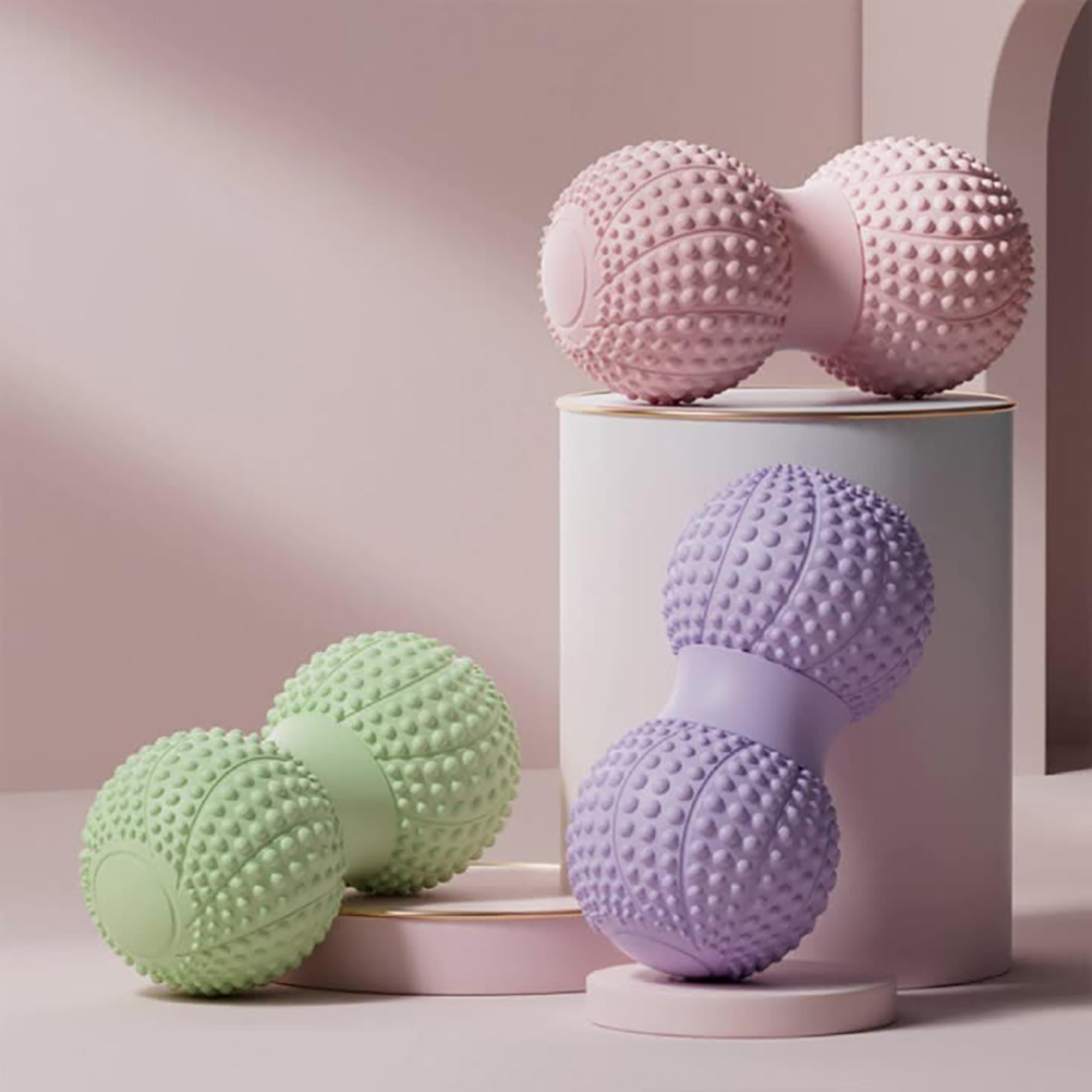high density therapy tool, peanut massage ball yoga balls, muscle pain relief, myofascial release, fitness recovery