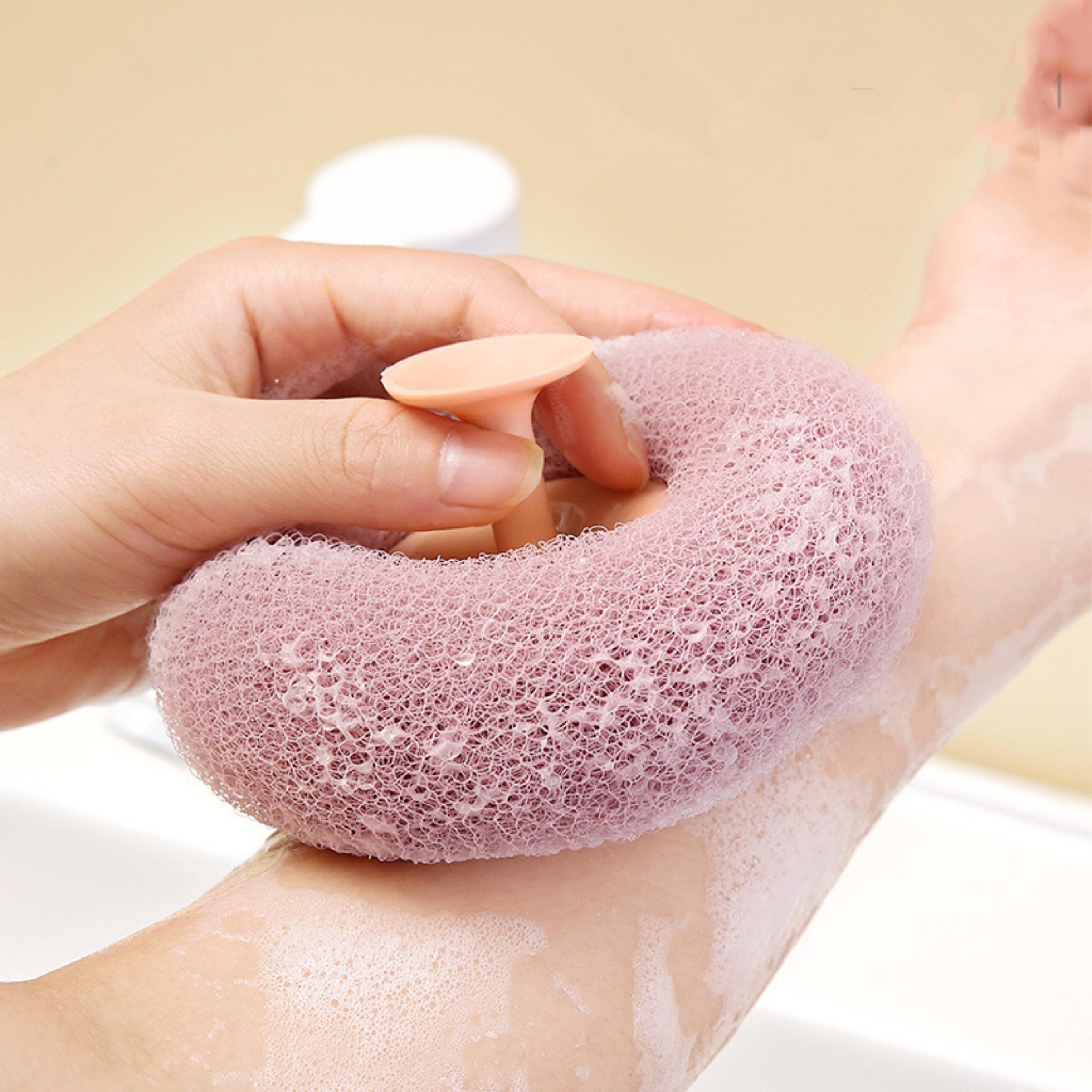 back ball brush, soft hair bath brush, mud body brush, sucker shower scrubber