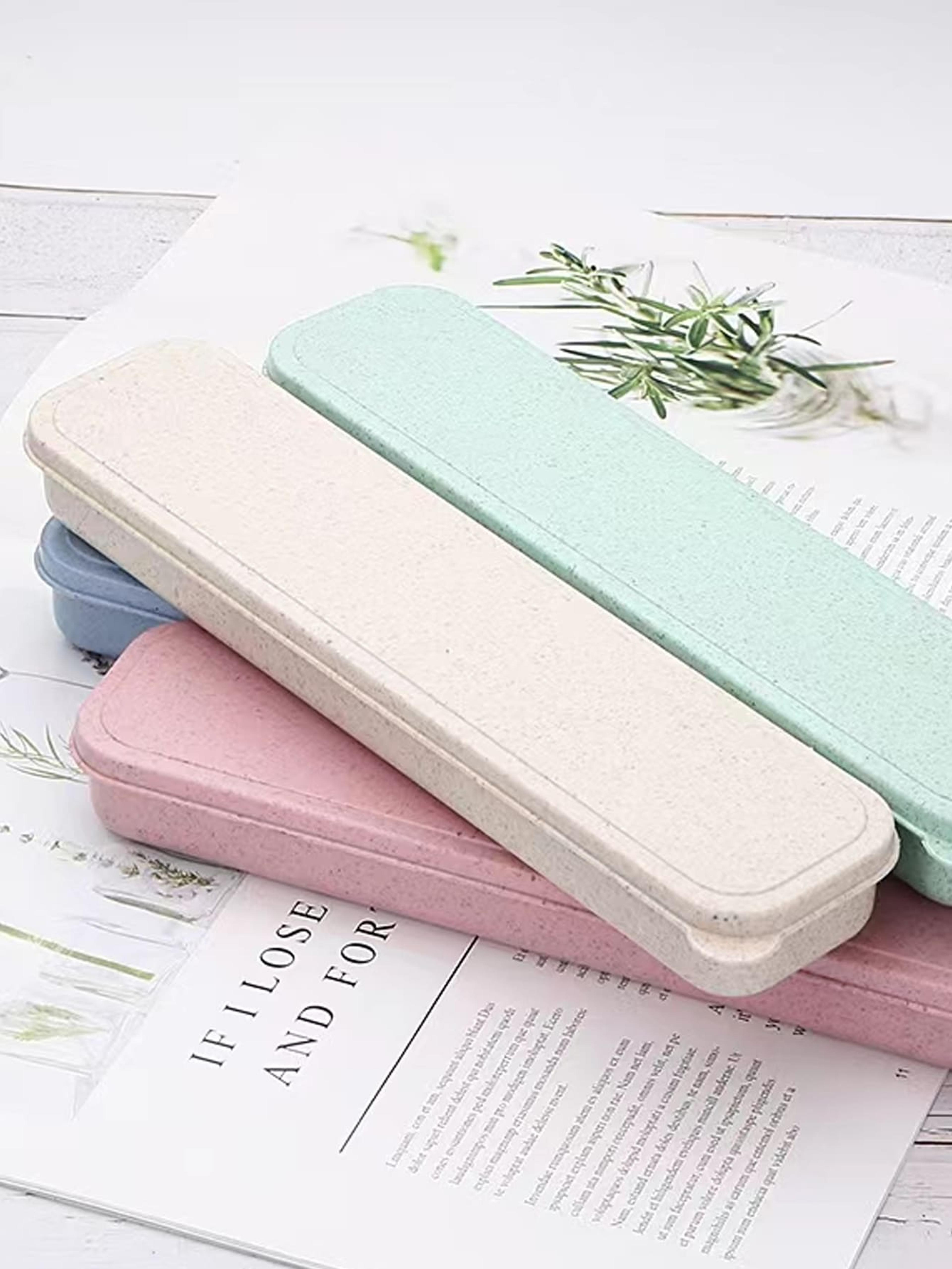 eco friendly cutlery picnic chopstick, spoon container travel utensil case, portable tableware storage box