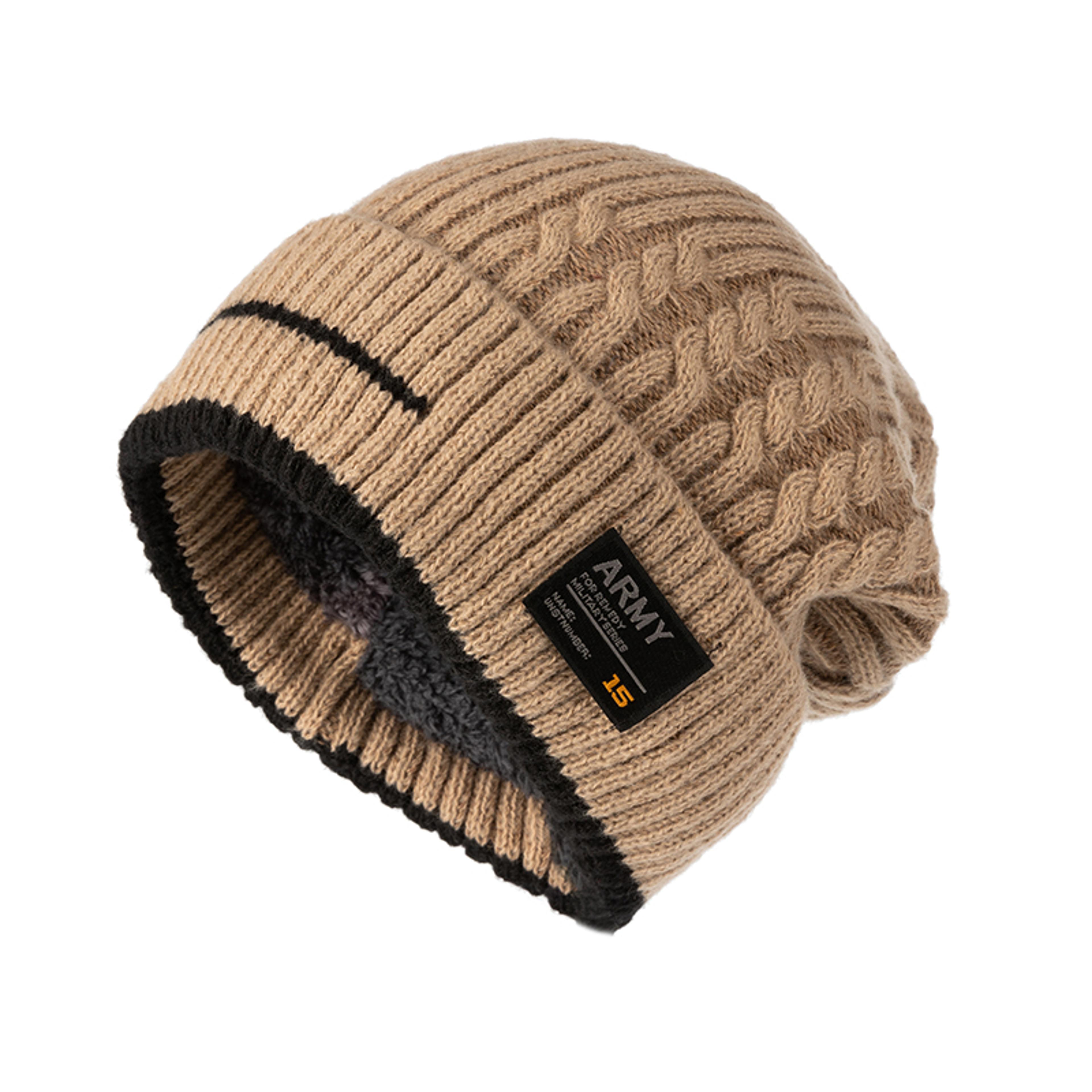 knitted hat, winter cap beanie women thick bonnet, hats skullies, winter beanie hat for men