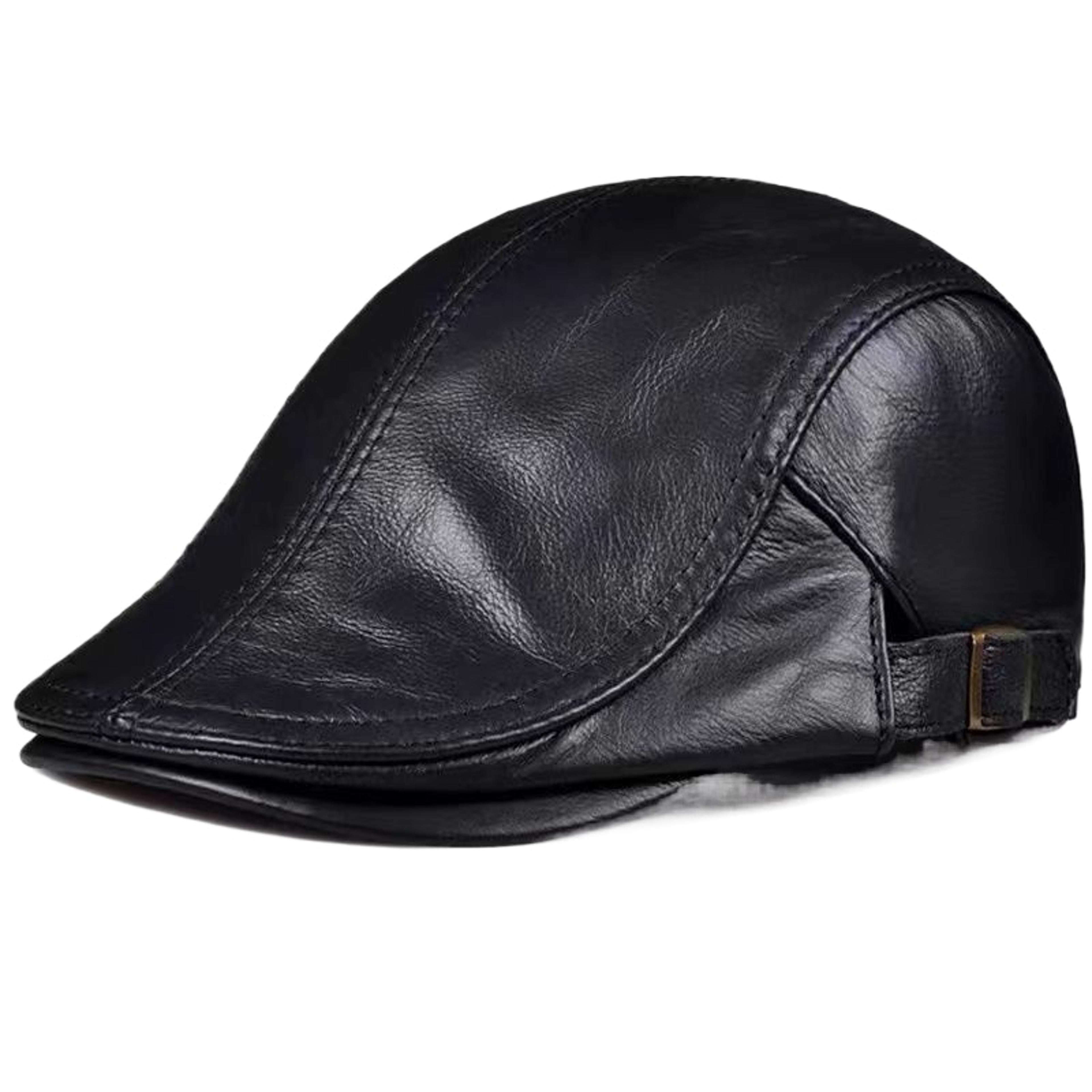 high quality retro cap, thin pu forward hat high, four seasons wear visors