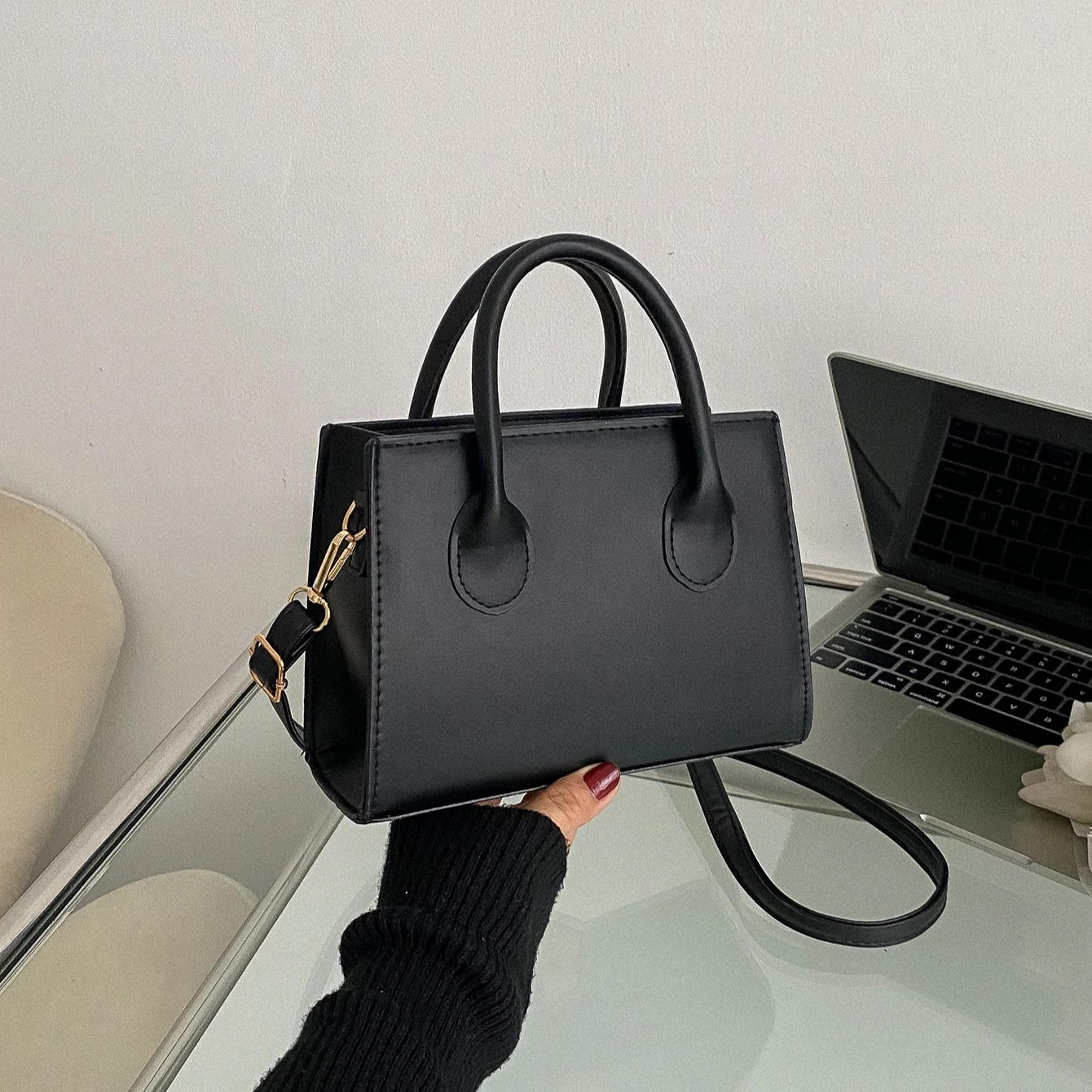 luxury designer tote handbag for women, pu leather large capacity shoulder bag