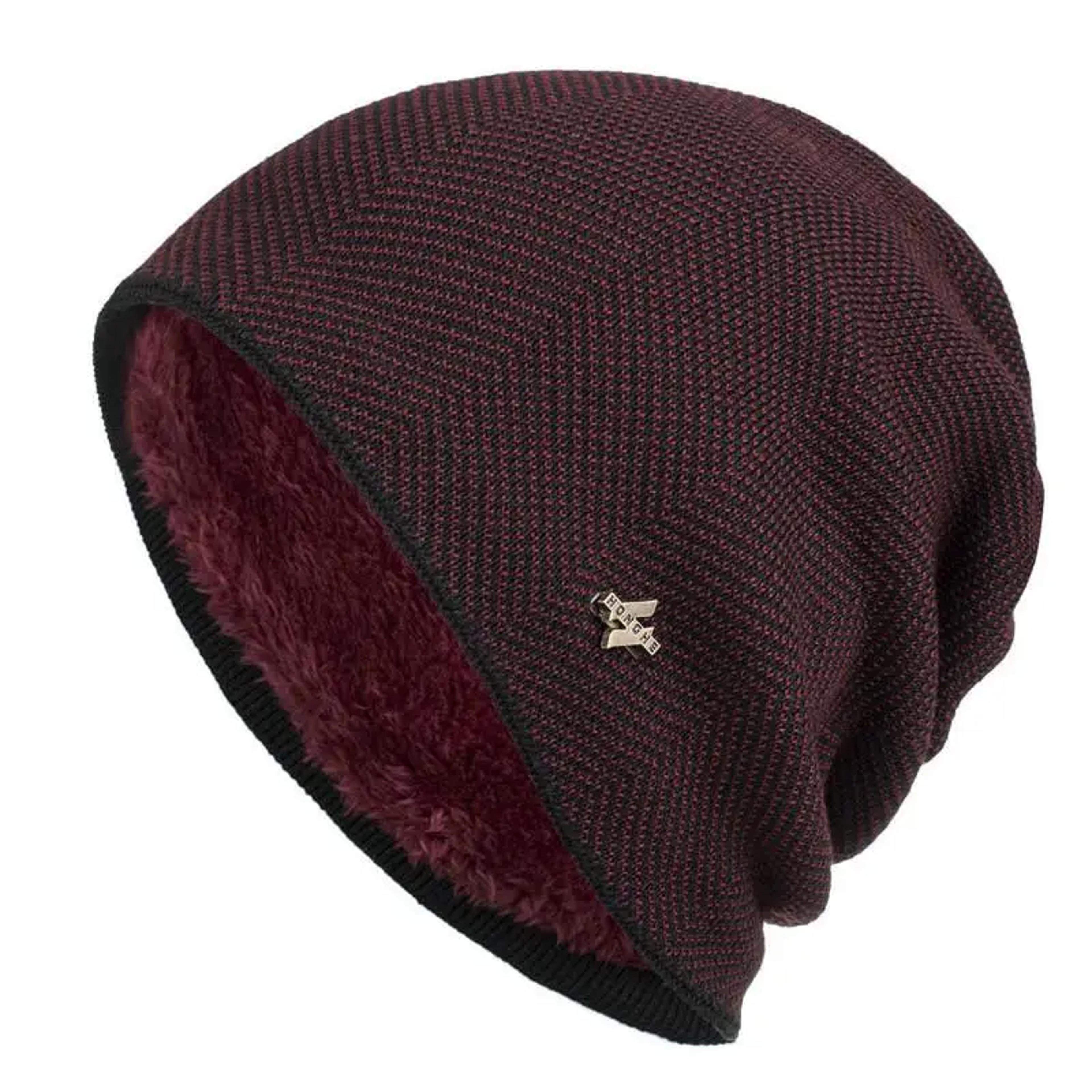 fashion men and women beanie hats, hot sale unisex warm winter hat, outdoor sports ski thick knitted hat, simple style