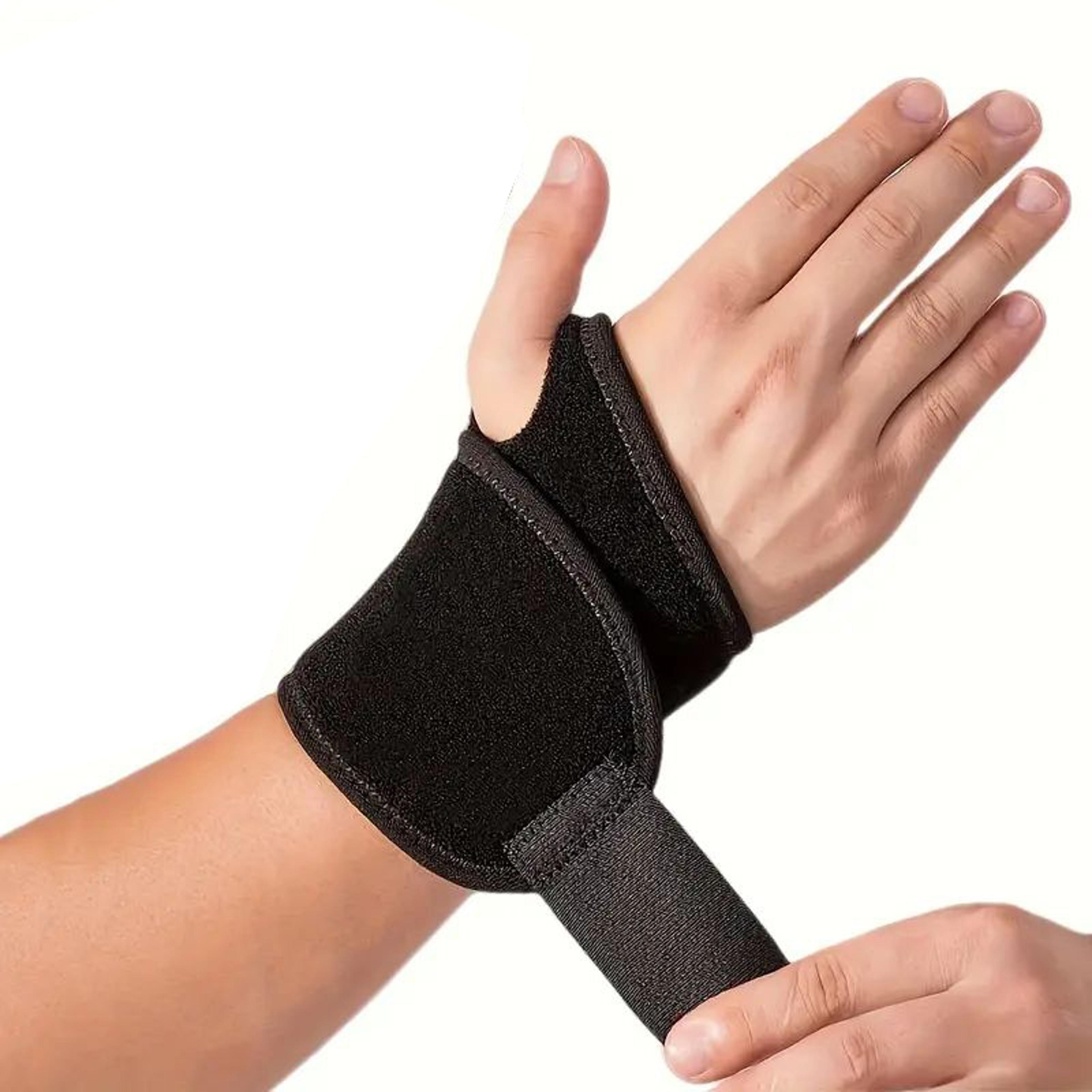 perfect for women and men wrist brace, adjustable support wrap strap hand fit, right or left hand carpal tunnel brace