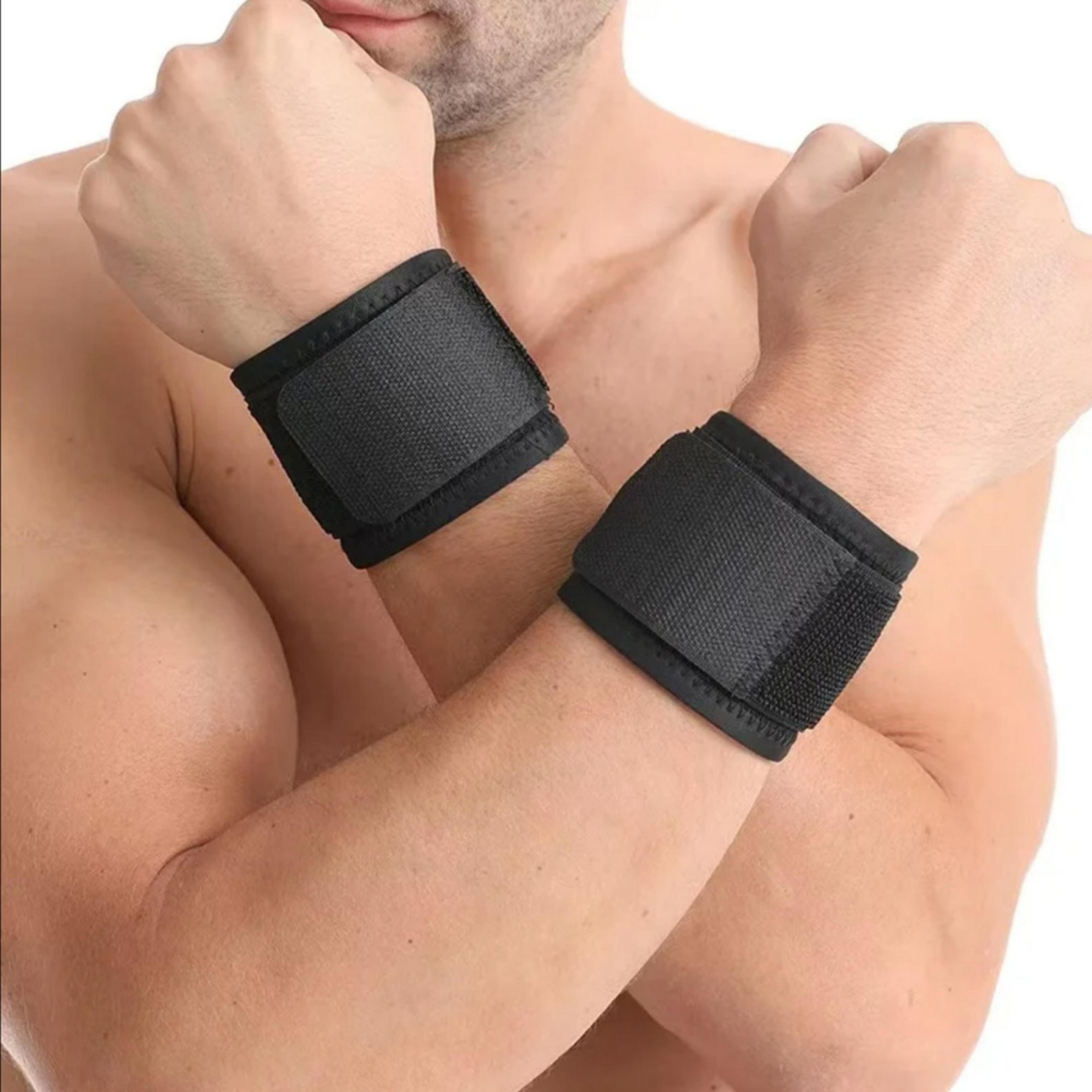 wrist stabilizer brace with adjustable bandages, office pain relief, left/right hand support wraps