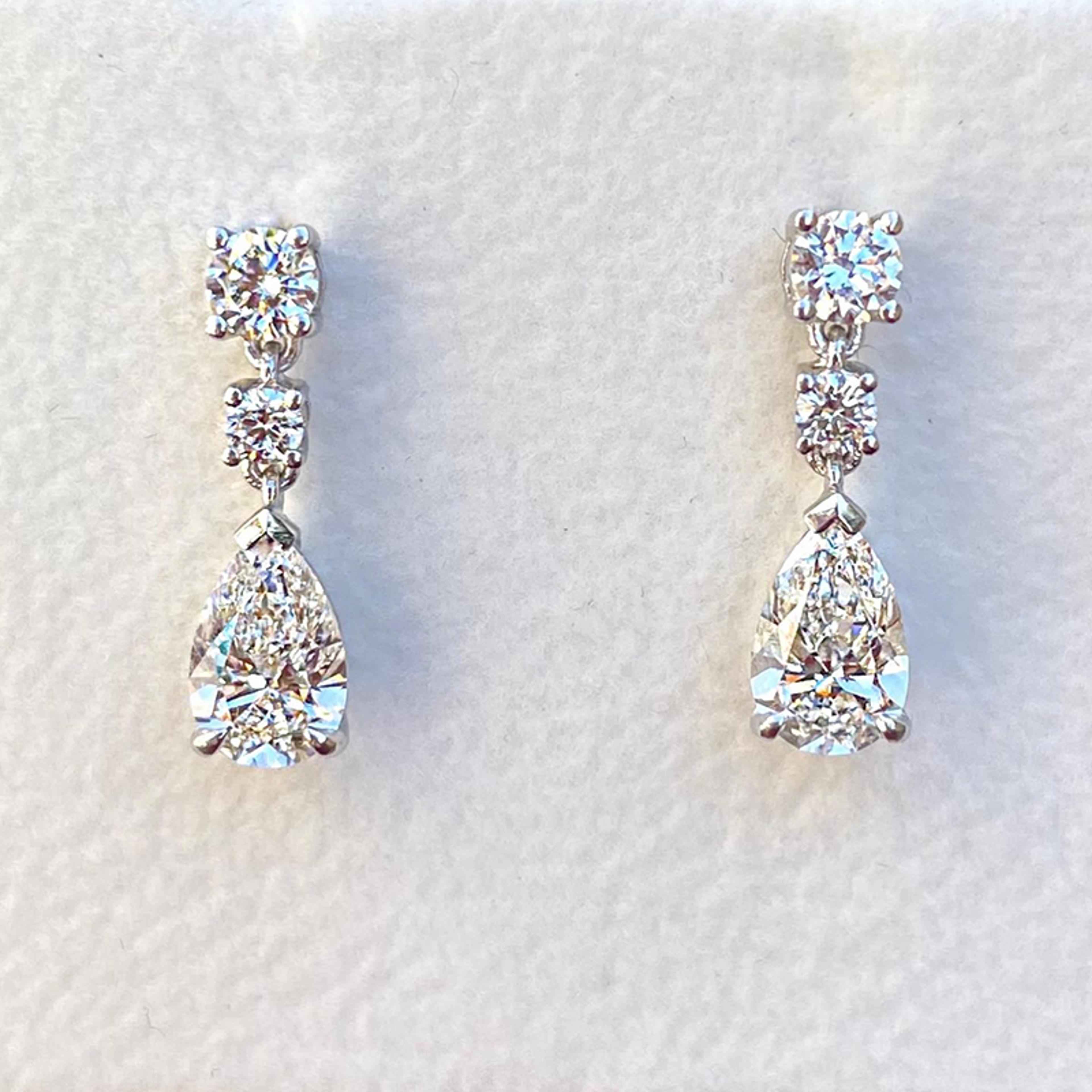 huitan women's drop earrings silver fashion jewelry, elegant versatile female ear accessories for wholesale
