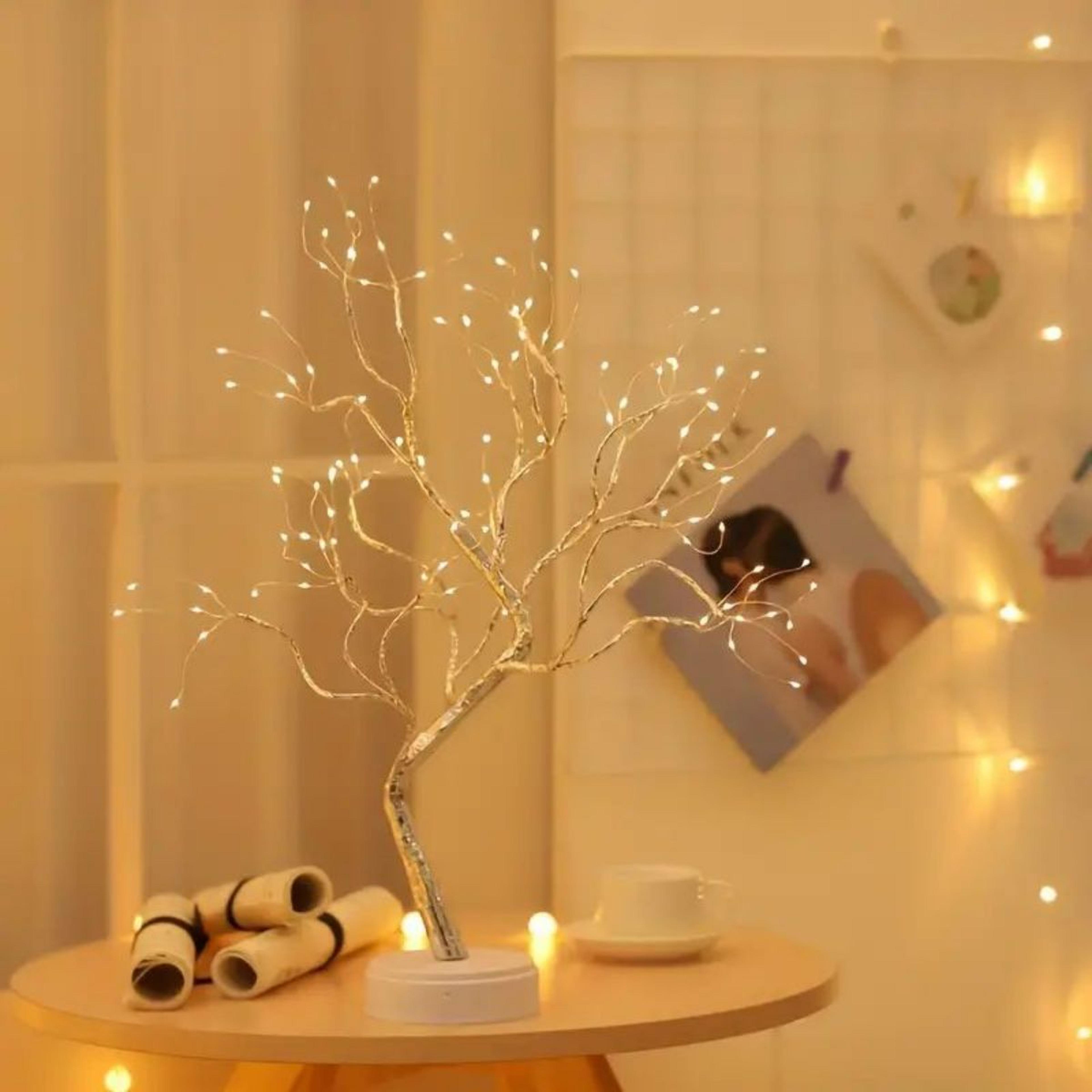 usb battery operated starry copper string lights, led warm white tree lights, indoor outdoor ramadan lighting
