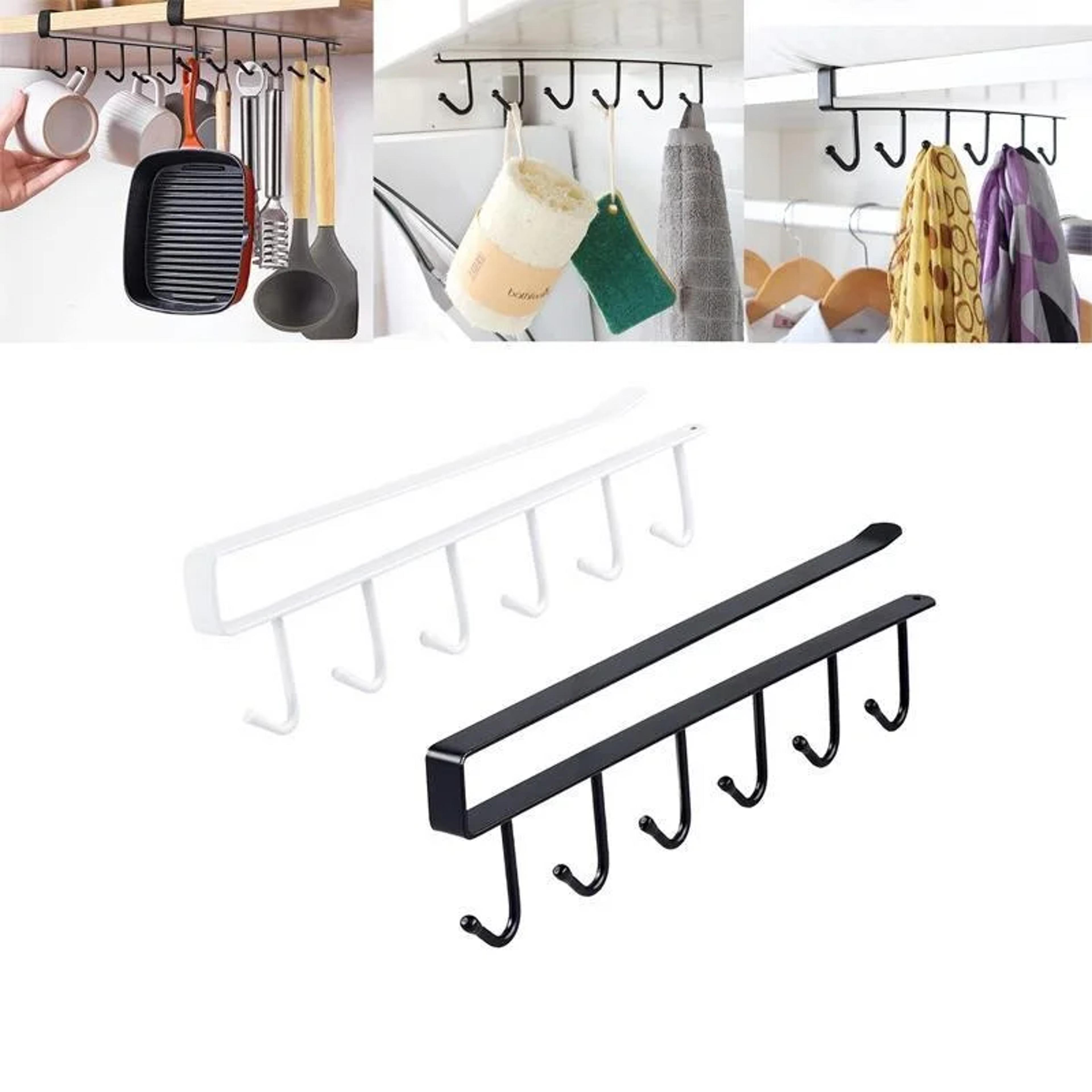 glass mug holder cup holder, kitchen shelf storage, storage rack, clothes hanging organizer kitchen accesso